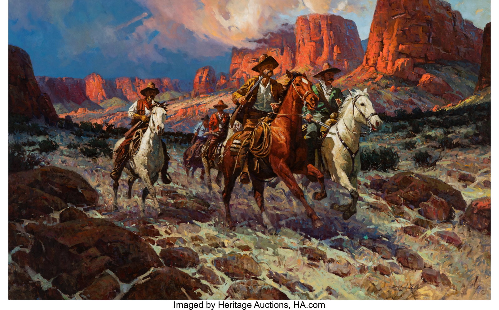 Robert Summers (American, b. 1940) Red Rock Rene (1 of 3)