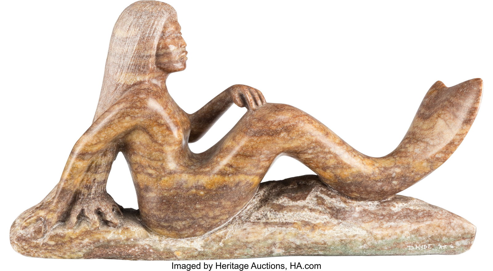 Doug Hyde (American, b. 1946) Trout Woman Carved (1 of 4)