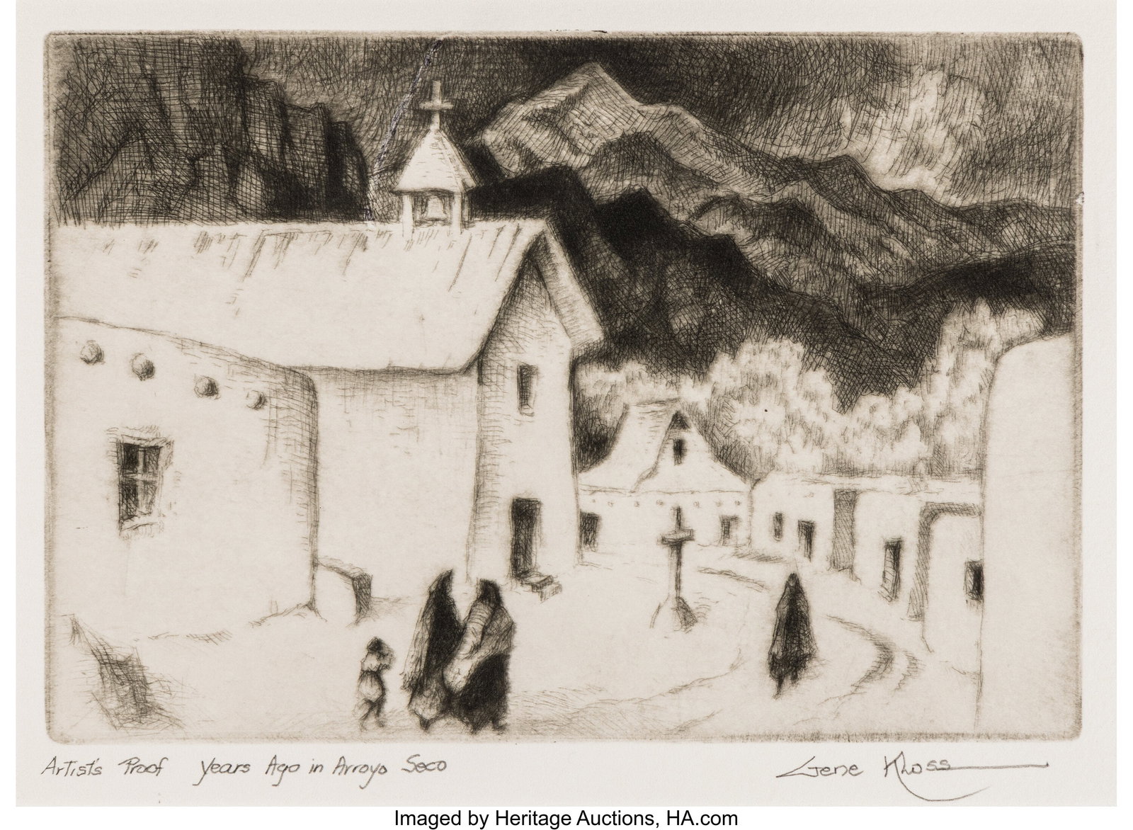 Gene Kloss (American, 1903-1996) Years Ago in Ar (1 of 2)