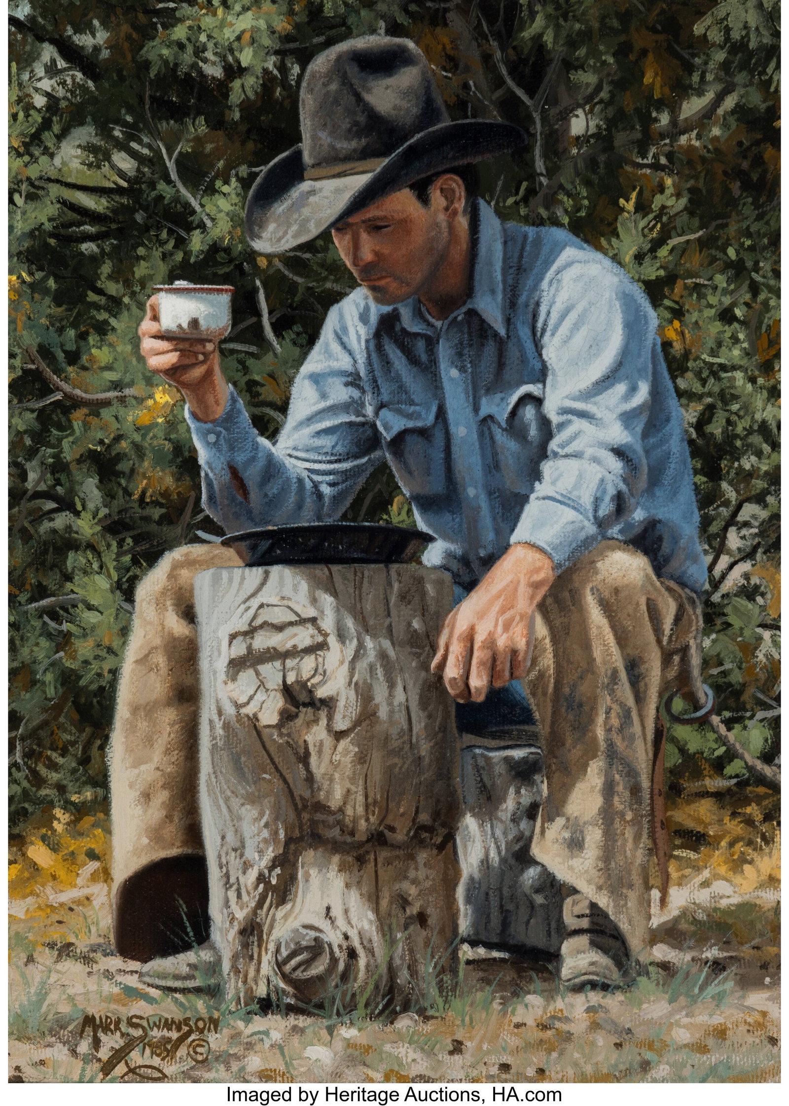 Mark Swanson (American, b. 1958) Stew n' Coffee, (1 of 3)