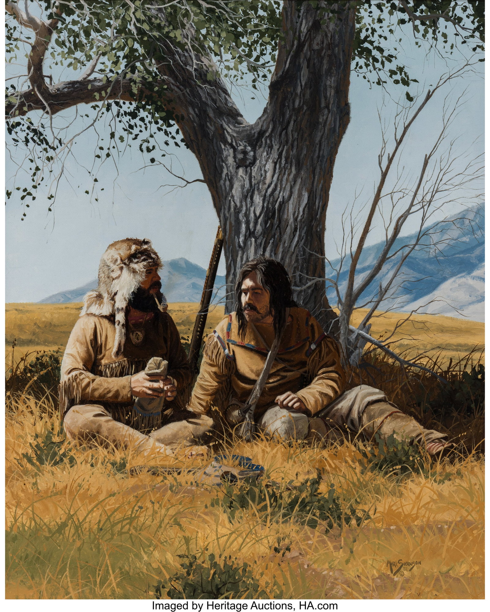 Mark Swanson (American, b. 1958) A Welcome Rest, (1 of 3)