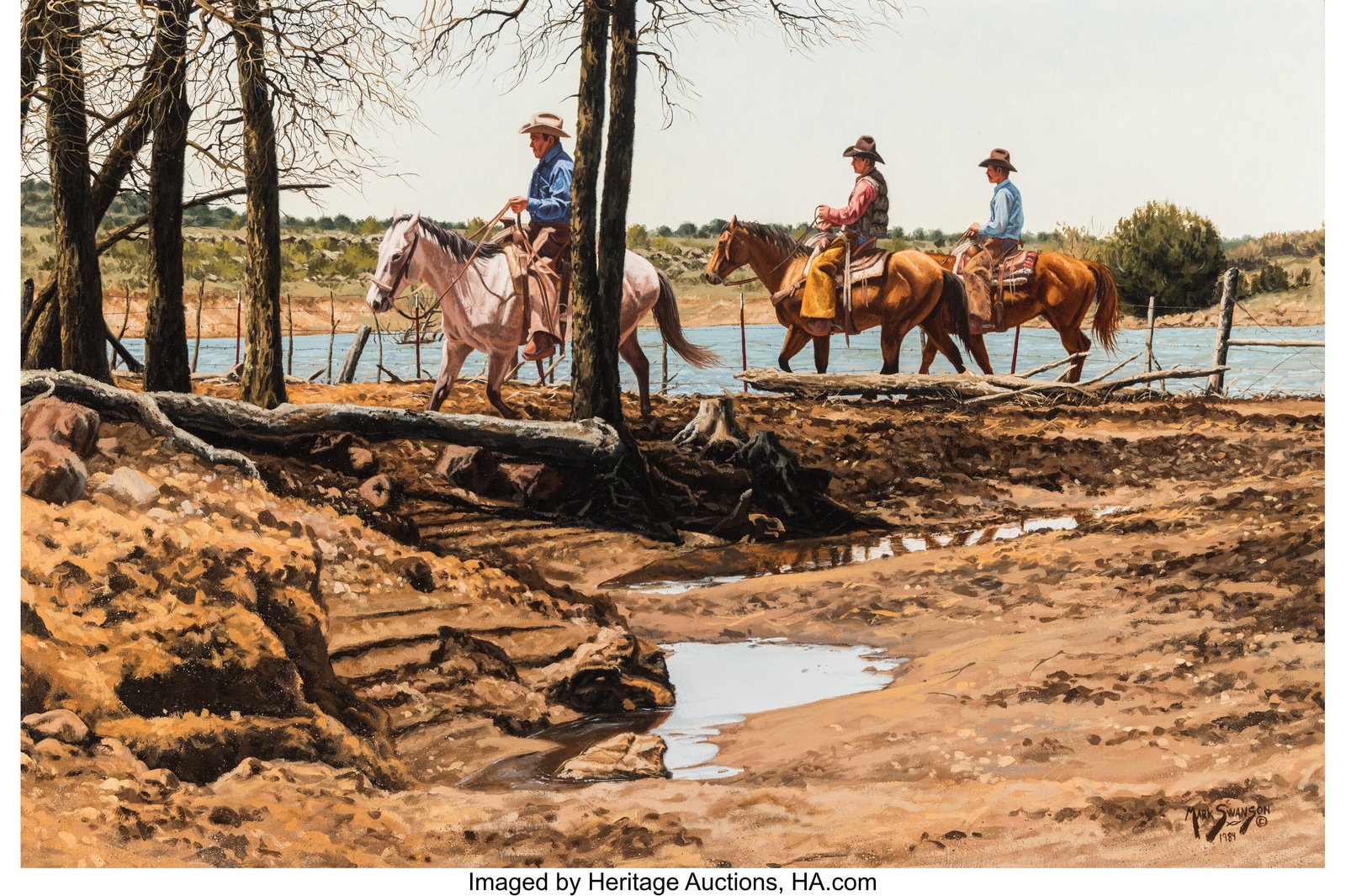 Mark Swanson (American, b. 1958) Headin' Out, 19 (1 of 3)