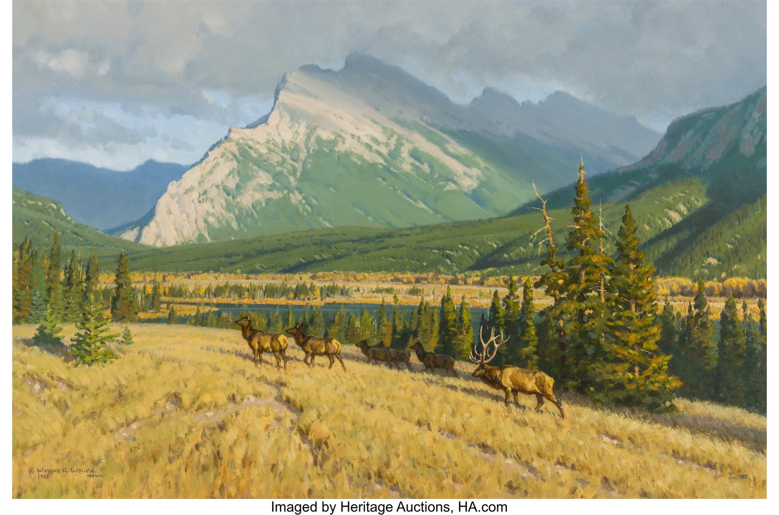Wayne Wolfe (American, b. 1945) September Aftern (1 of 3)