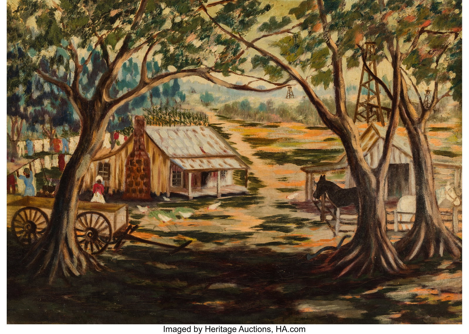J. McIntyre (American, 20th Century) Homestead O (1 of 3)