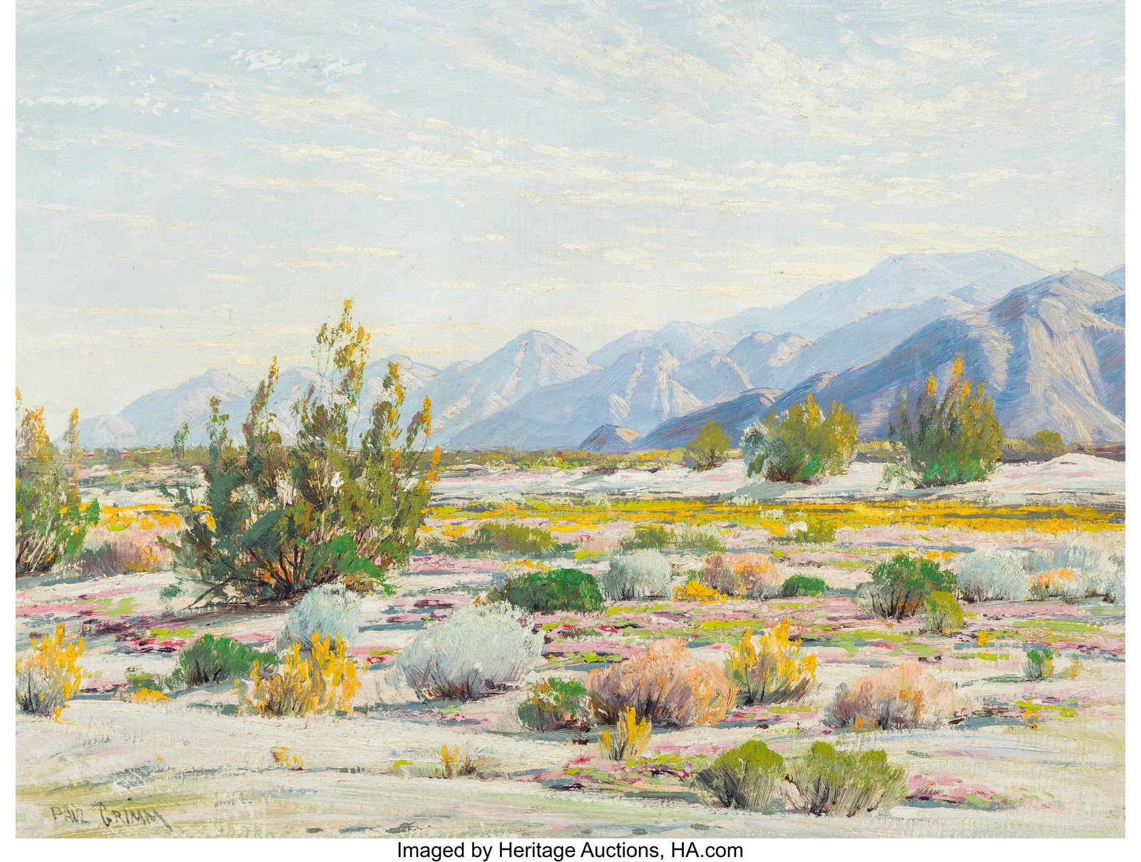 Paul Grimm (American, 1891-1974) Desert Colors O (1 of 3)