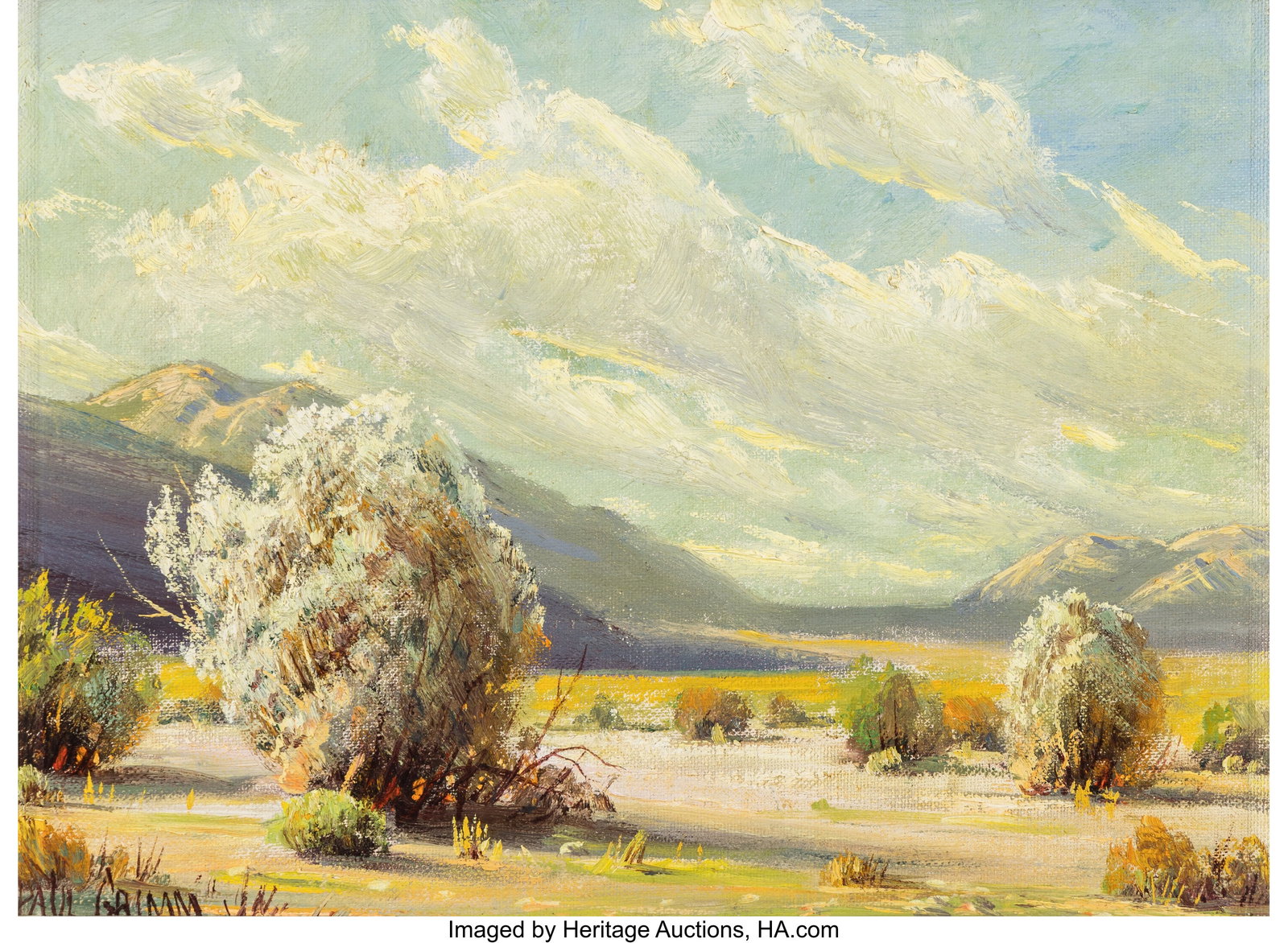 Paul Grimm (American, 1891-1974) Desert Smoke Tr (1 of 3)