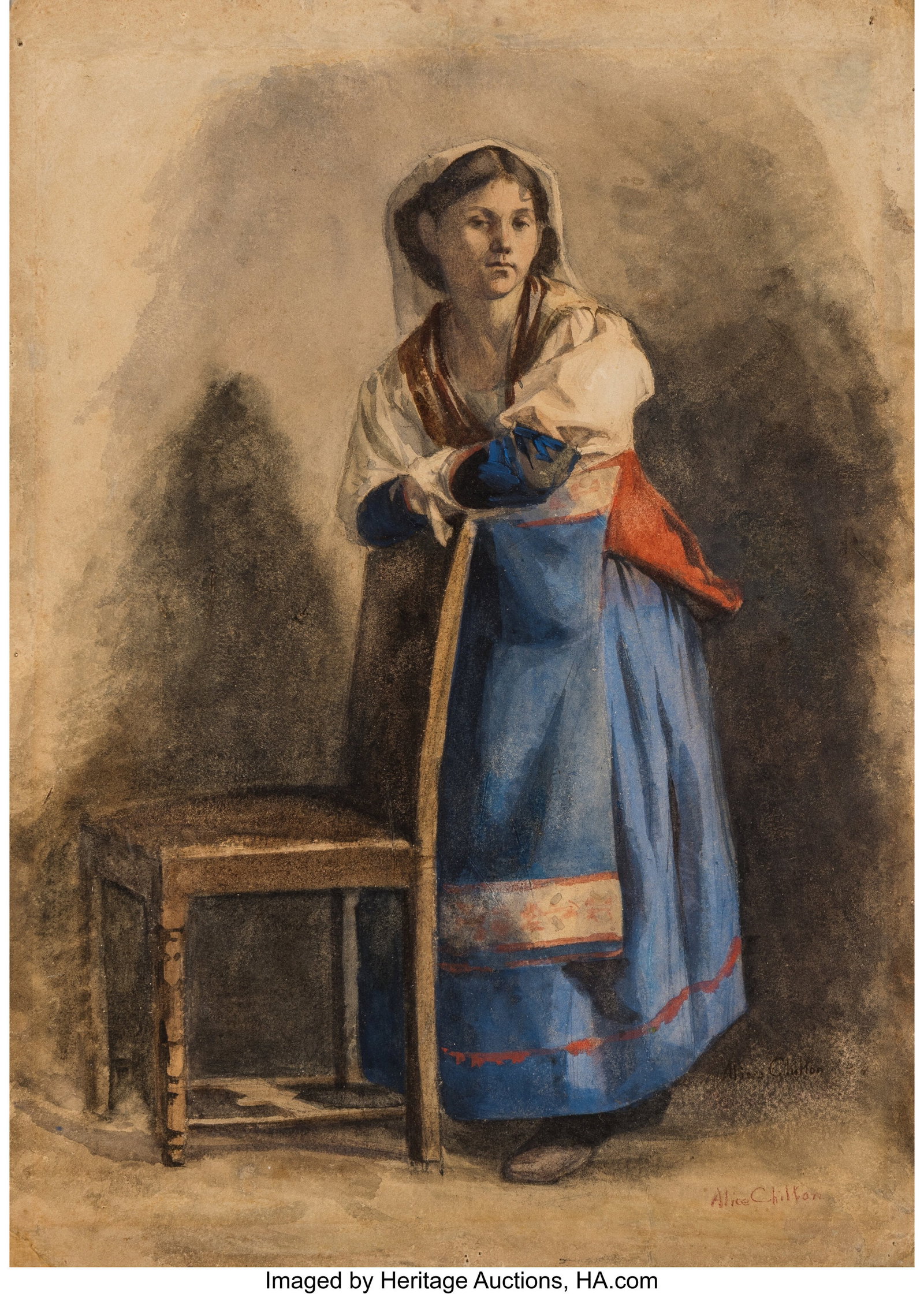 Alice M. Chilton (American, 1891-1978) Meditatio (1 of 3)