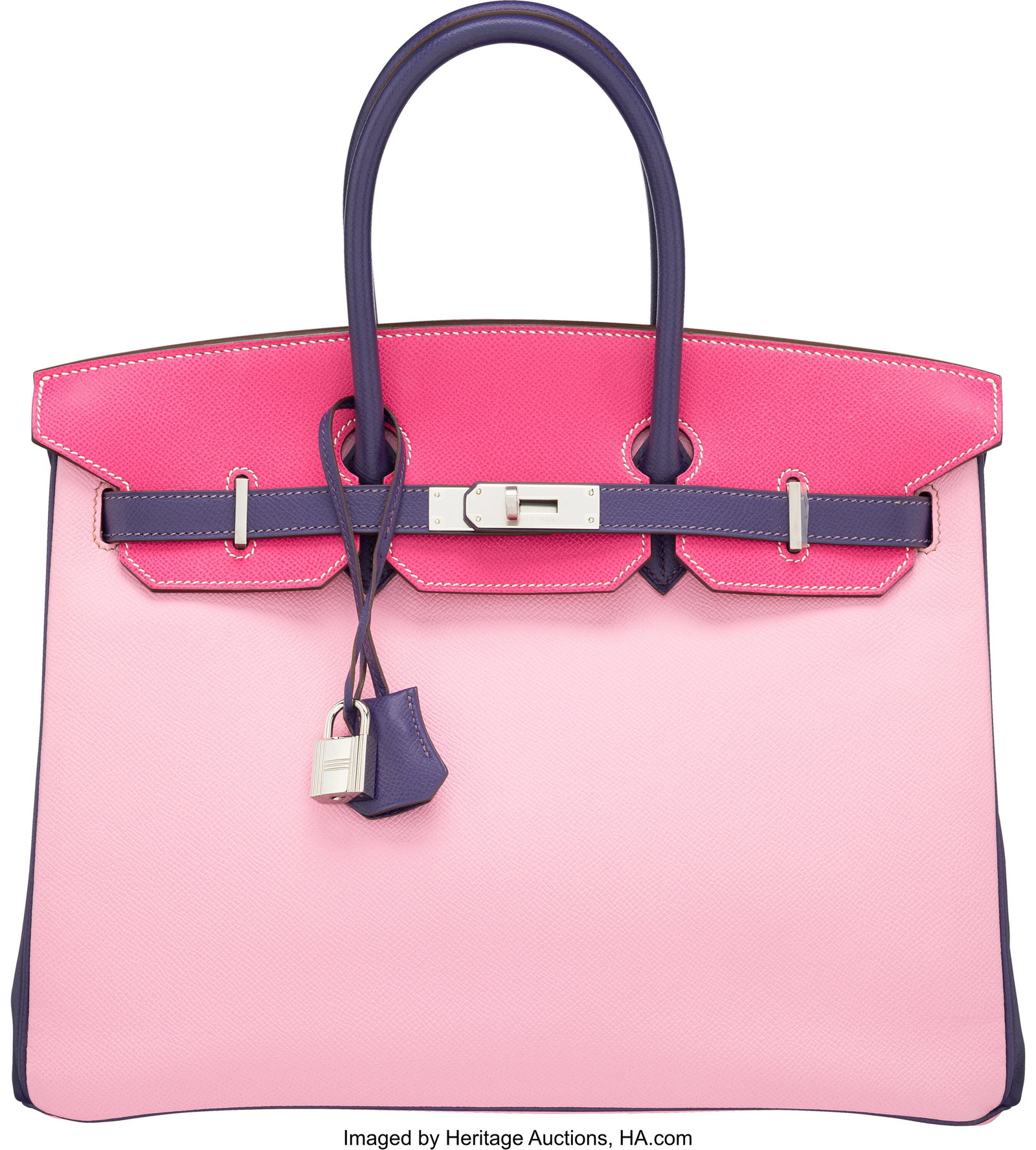 Hermès Special Order Horseshoe 35cm 5P Bubblegu (1 of 5)