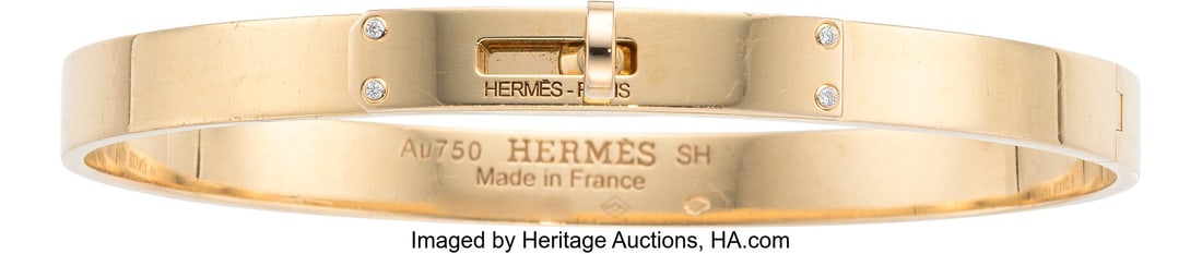 Hermès 18K Rose Gold Kelly Bracelet, Small Mode (1 of 1)