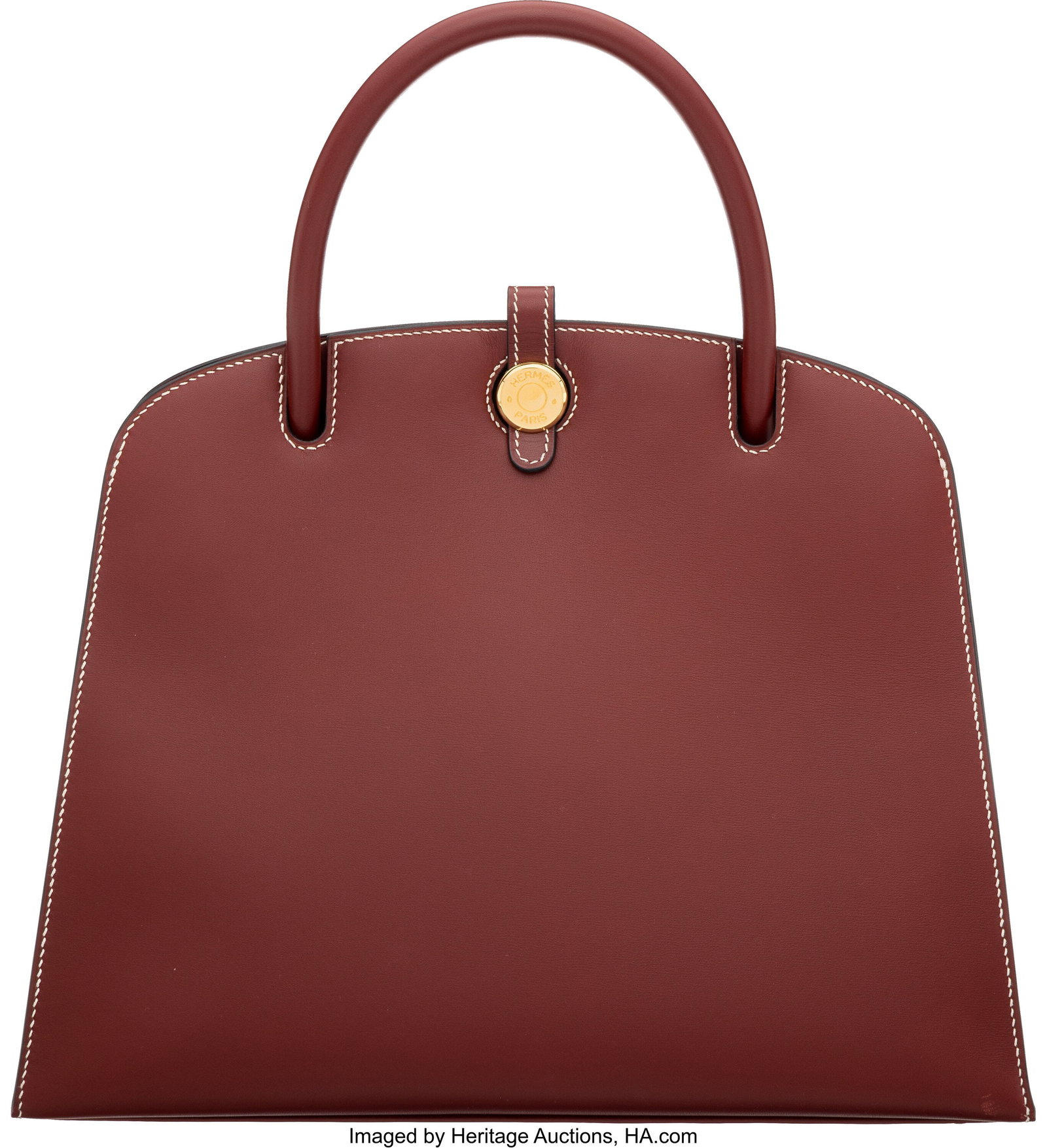 Hermès 30cm Rouge H Box Calf Leather Dalvy Bag : Hermès 30cm Rouge H Box Calf Leather Dalvy Bag with Gold Hardware E Square, 2001 Condition: 2 12" Width x 9.5" Height x 4" Depth This bag is done in Rouge H Box Calf Leather 