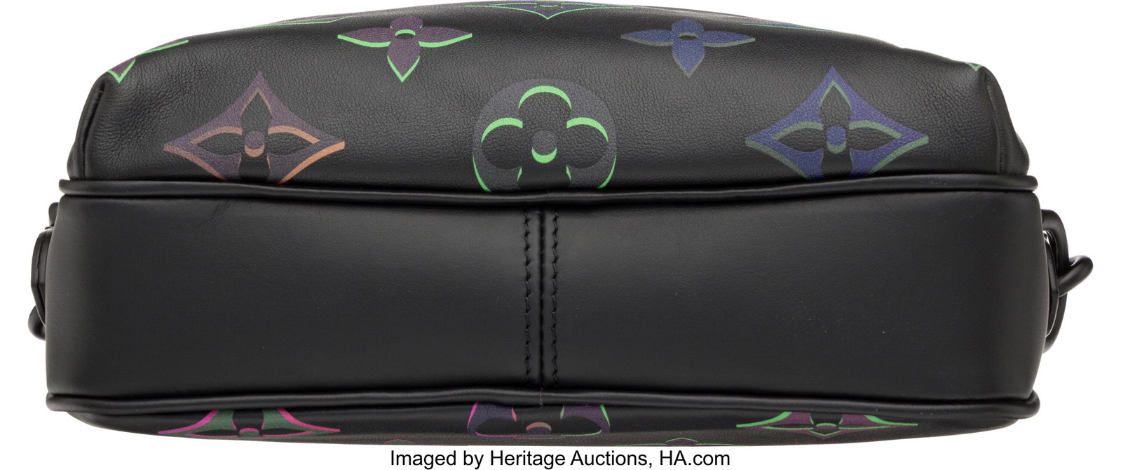 Louis Vuitton Black & Multicolor Monogram Leathe - 3