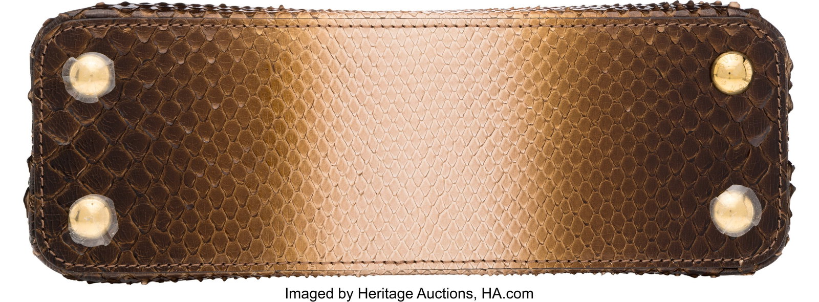 Louis Vuitton Metallic Brown Ombre Python Capuci - 3
