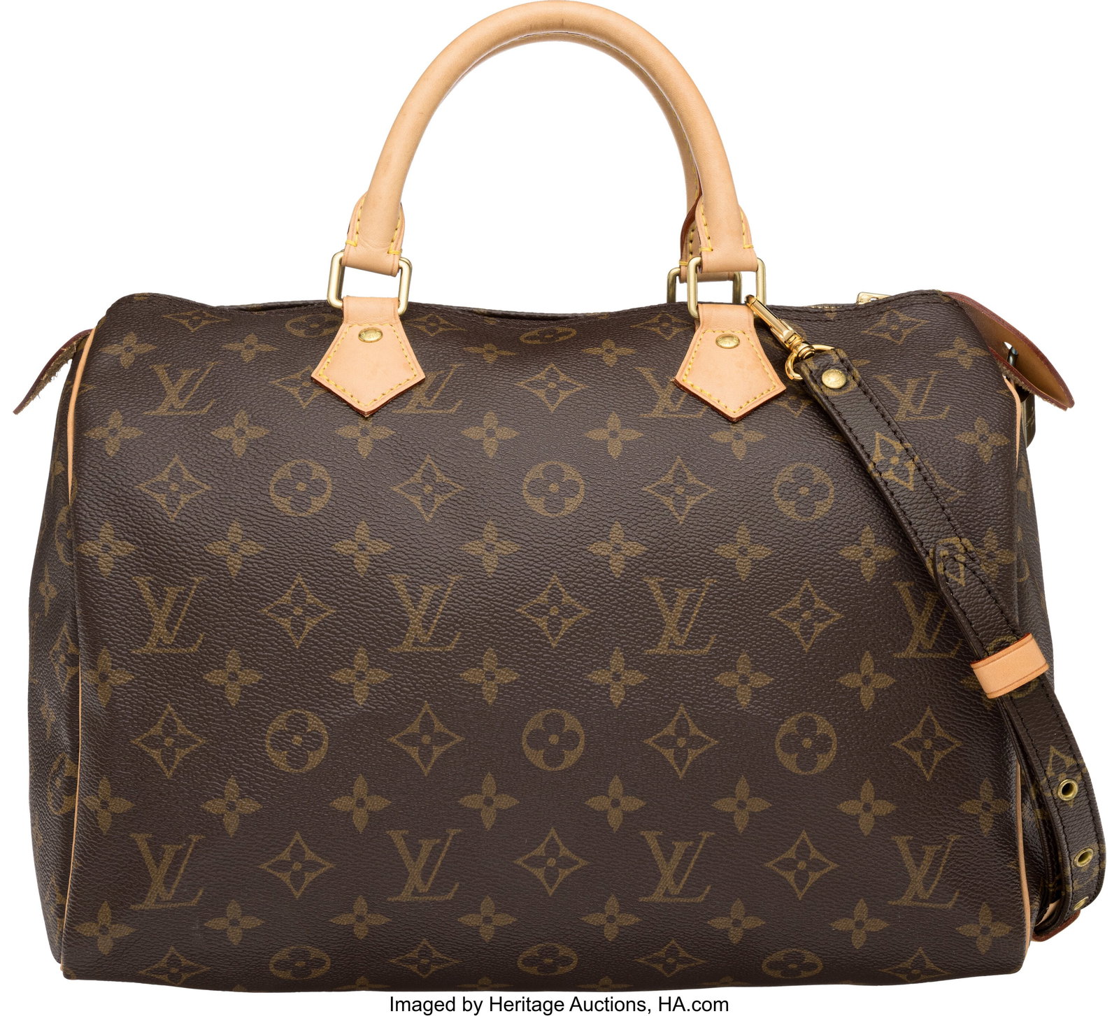 Louis Vuitton Monogram Coated Canvas Speedy 30 B (1 of 3)