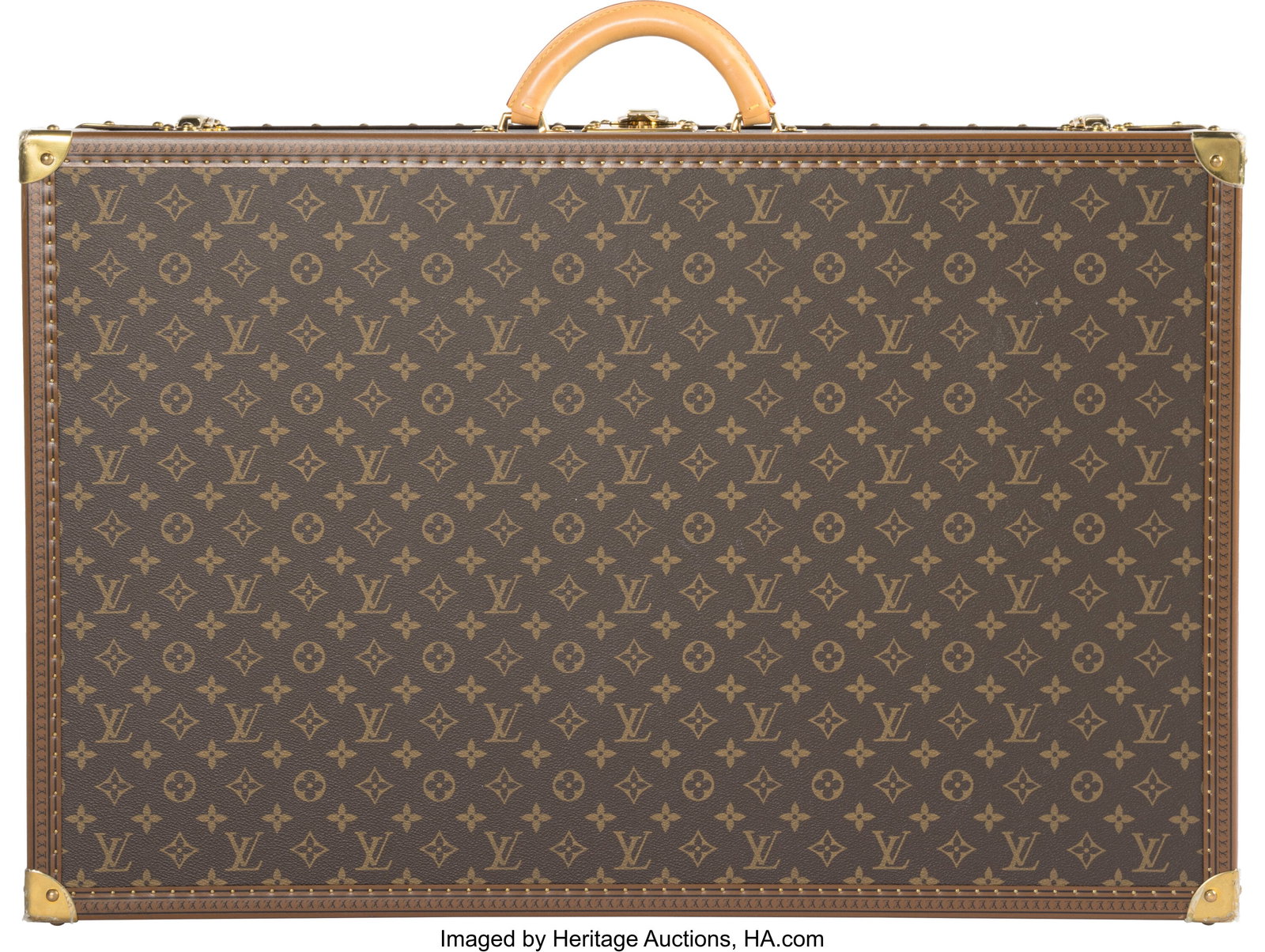 Louis Vuitton Monogram Coated Canvas Alzer Trunk (1 of 5)