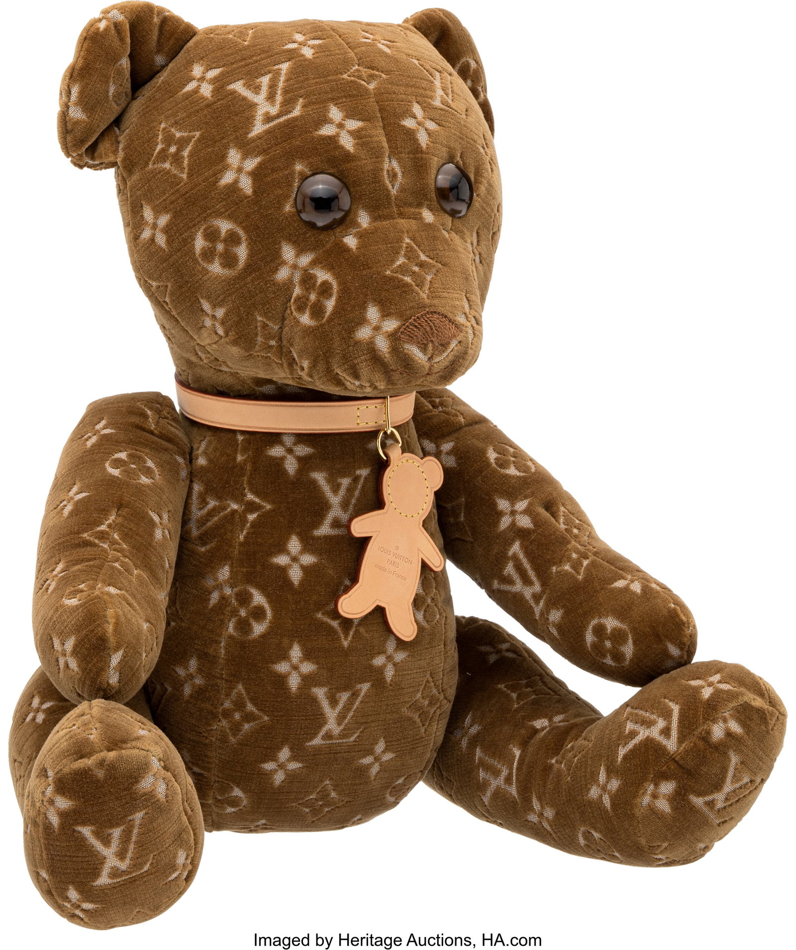 Louis Vuitton Limited Edition Brown Velour Doudo (1 of 3)