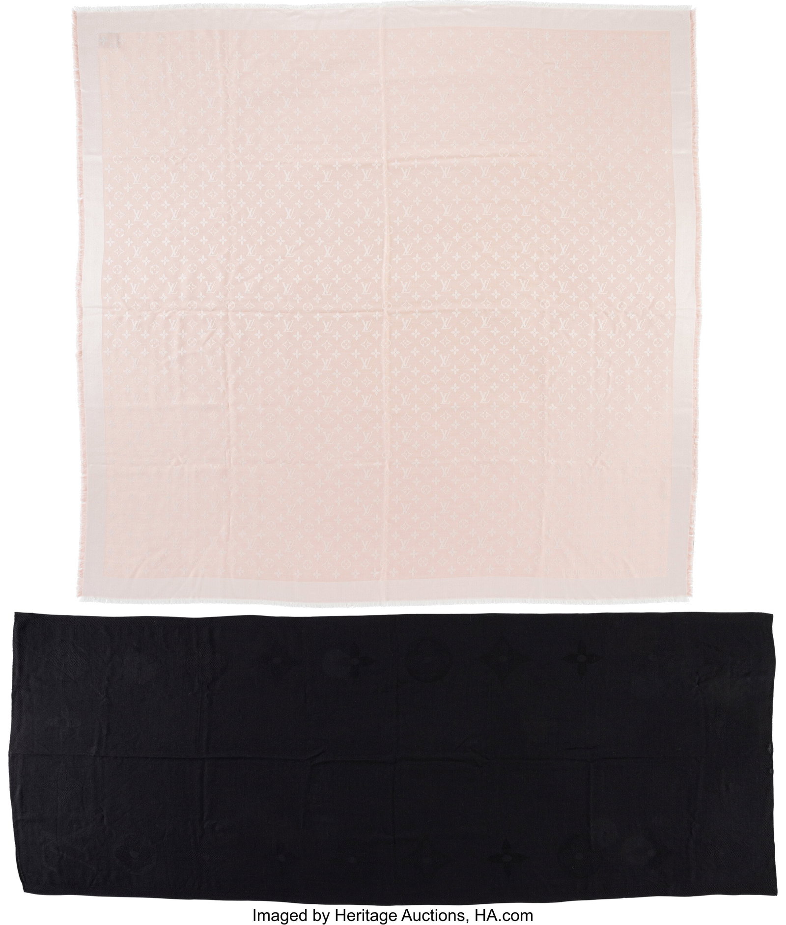 Louis Vuitton Set of Two: Silk Shawls See Extend (1 of 1)