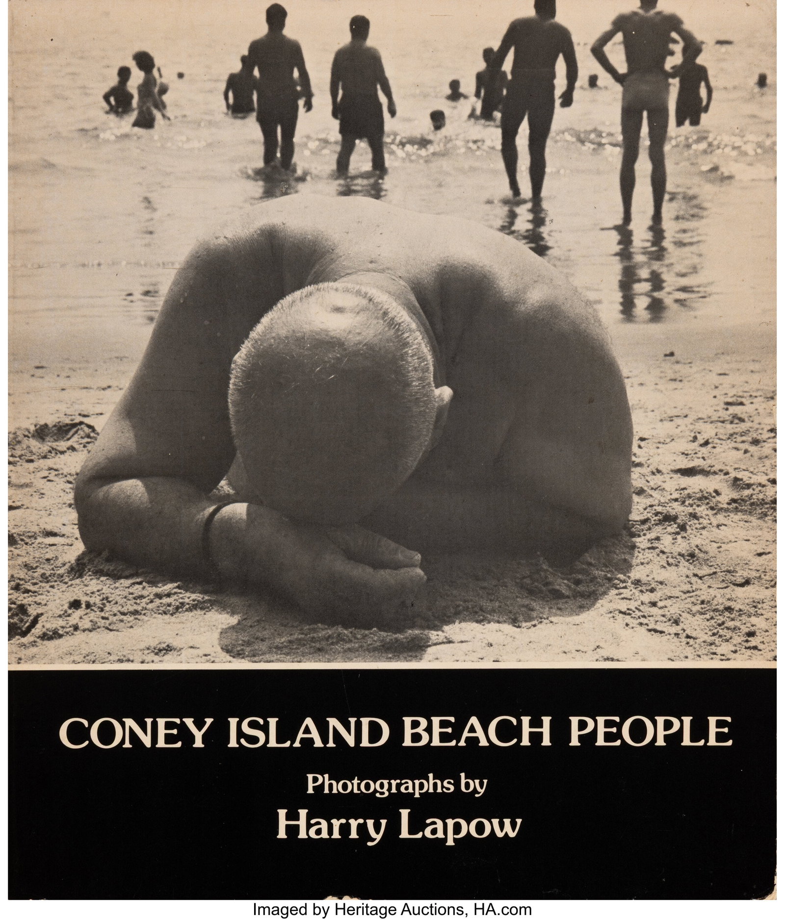 Harry Lapow (American, 1909-1982) Coney Island B: Harry Lapow (American, 1909-1982) Coney Island Beach People, 1978 4to 10-3/4 x 9-1/2 inches (27.3 x 24.1 cm) Signed and inscribed in ink, ti