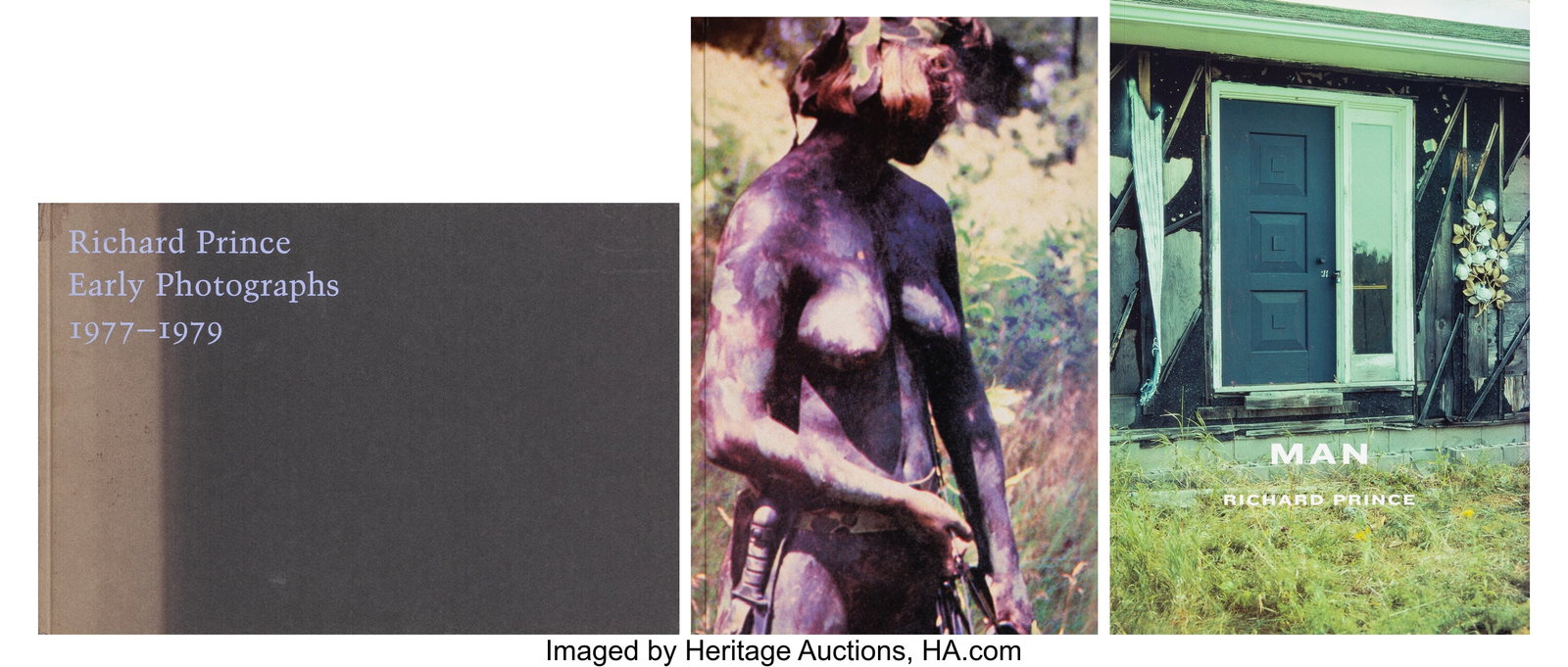 Richard Prince (American, b. 1949) Man; Women; E: Richard Prince (American, b. 1949) Man; Women; Early Photographs (3 books), 2000; 2001; 2004 Imperial 8vo 8 x 12 inches (20.3 x 3