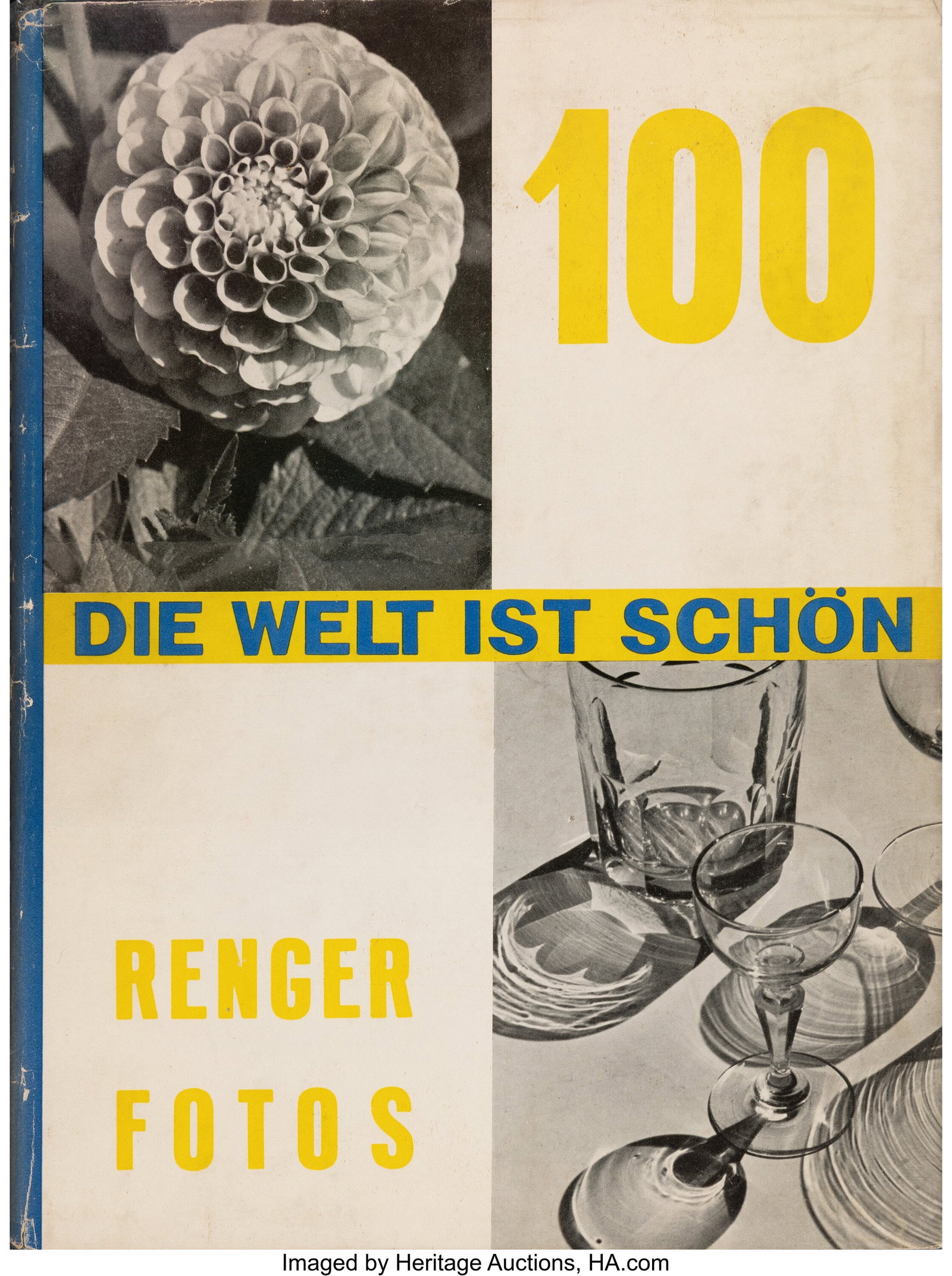 Albert Renger-Patzsch (German, 1897-1966) Die We: Albert Renger-Patzsch (German, 1897-1966) Die Welt ist Schon, 1928 First edition artist's book with slipcase 11-1/2 x 8-1/2 inches (29.2 x 21.6 cm&rpar