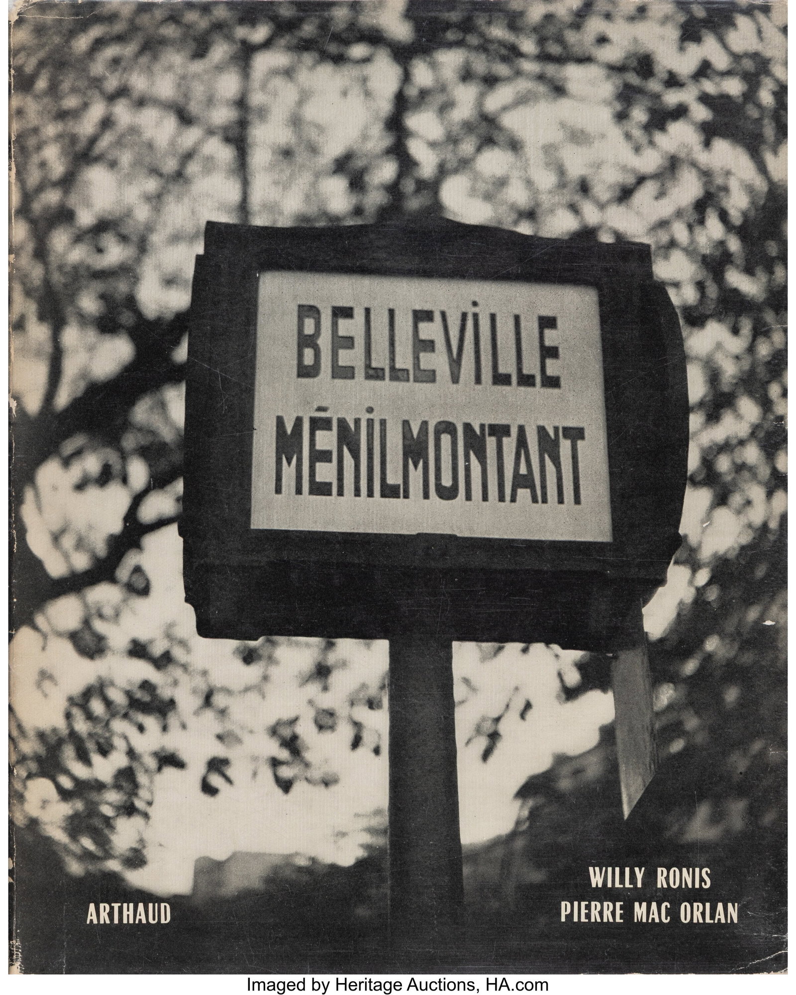 Willy Ronis (French, 1910-2009) Belleville & Men (1 of 2)