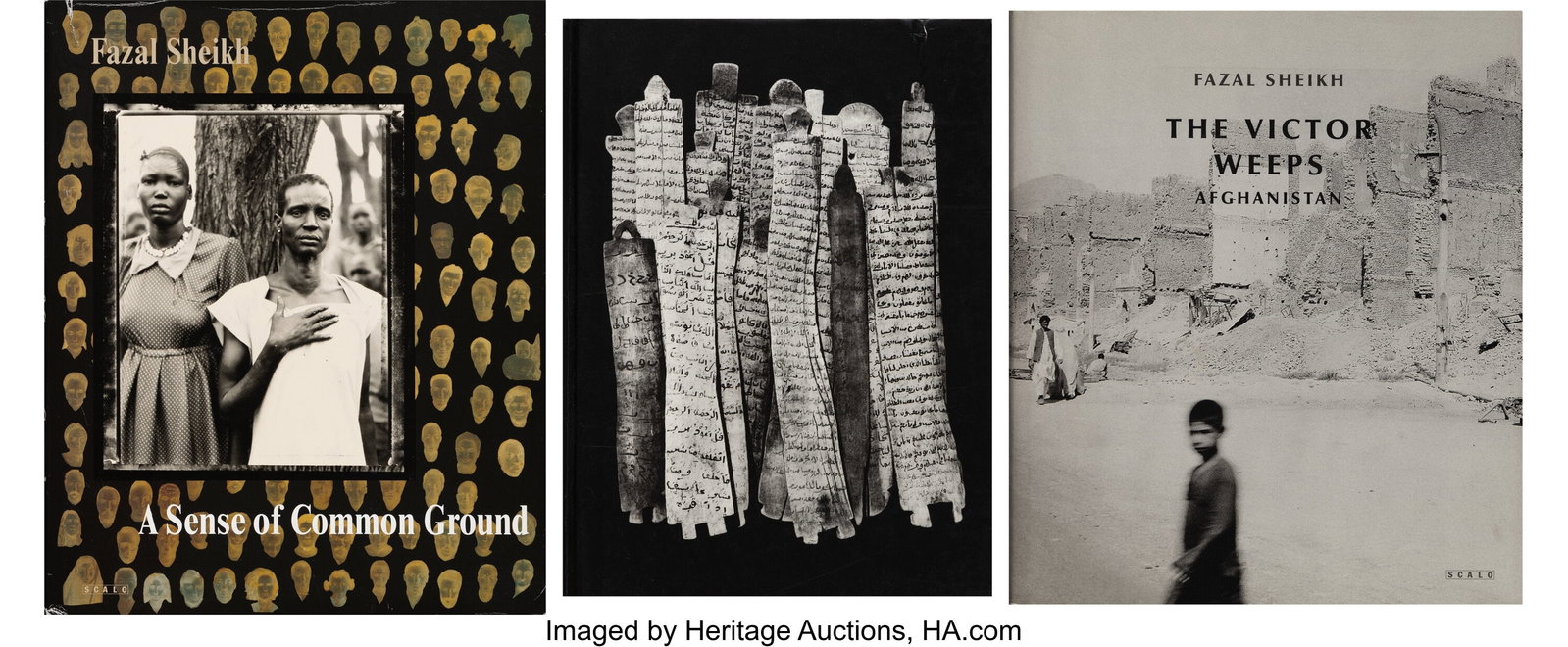 Fazal Sheikh (American, b. 1965) Group of 3 phot: Fazal Sheikh (American, b. 1965) Group of 3 photography books, 1998; 2001; Two 4to and one 8vo 12 x 9-1/2 inches (30.5 x 24.1 cm) and