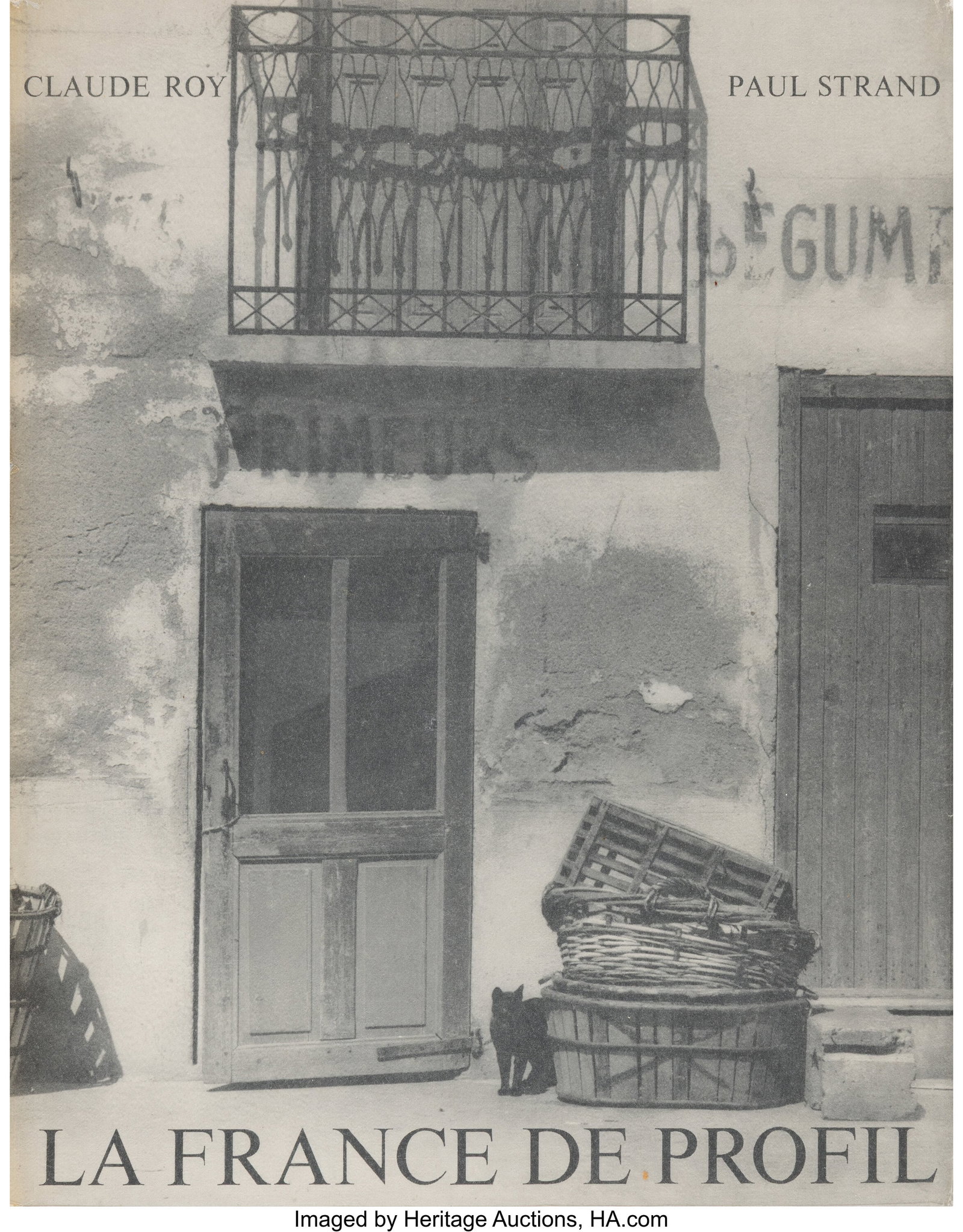 Paul Strand (American, 1890-1976) La France de P: Paul Strand (American, 1890-1976) La France de Profil, 1952 8vo 11 x 8-3/4 inches (27.9 x 22.2 cm) With additional text by Claude Roy Published by La 