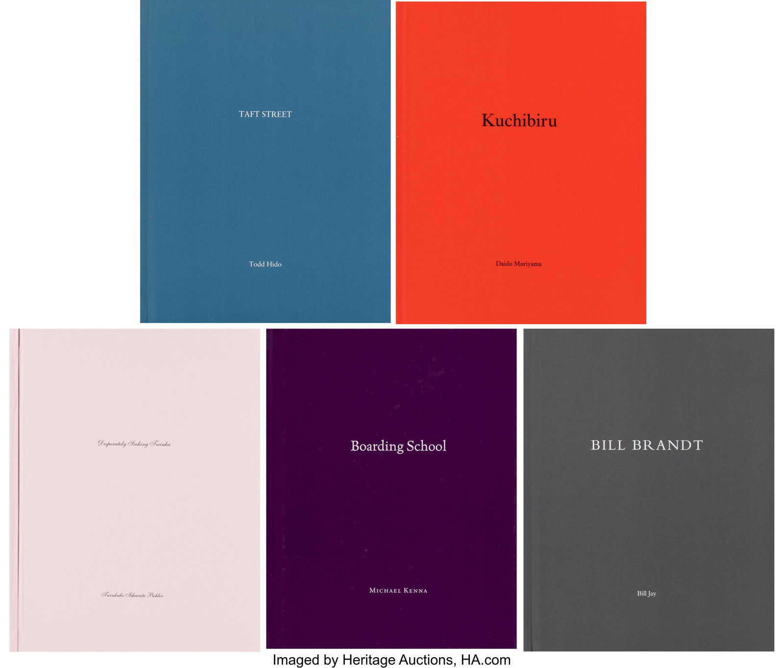 Various Photographers (20th Century) One Picture: Various Photographers (20th Century) One Picture Book Series (40 books) 8vo hardcover books 7-1/2 x 5-3/4 inches (19.1 x 14.6 cm) (each) P