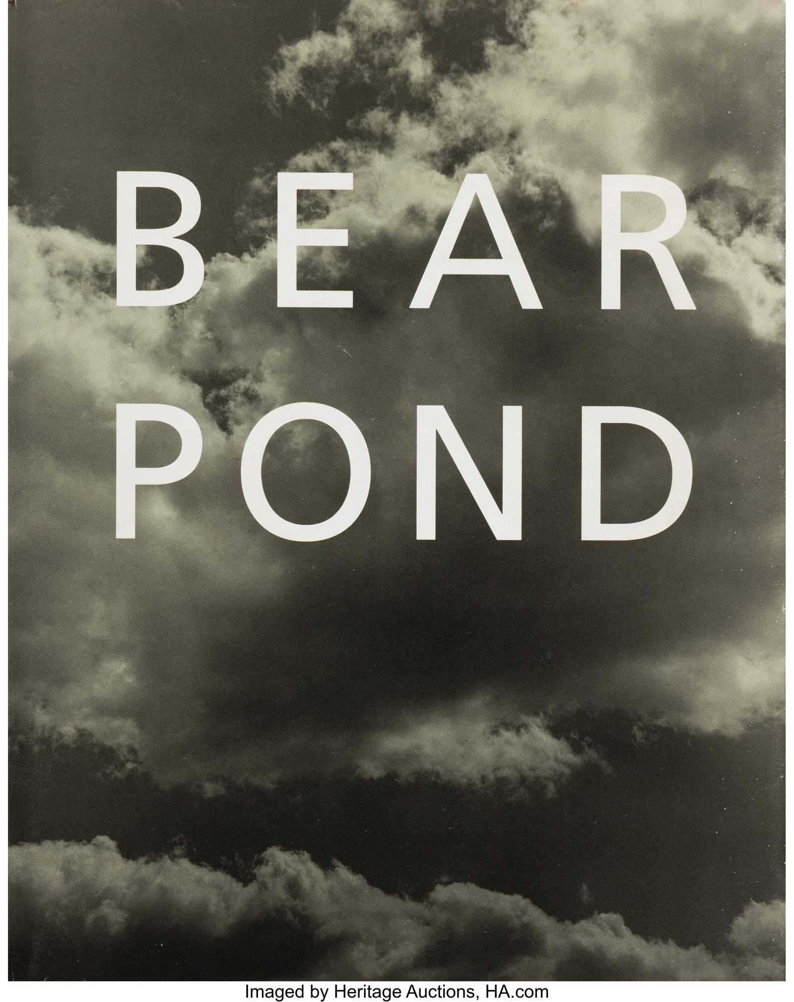 Bruce Weber (American, b. 1946) Bear Pond, 1990  (1 of 2)