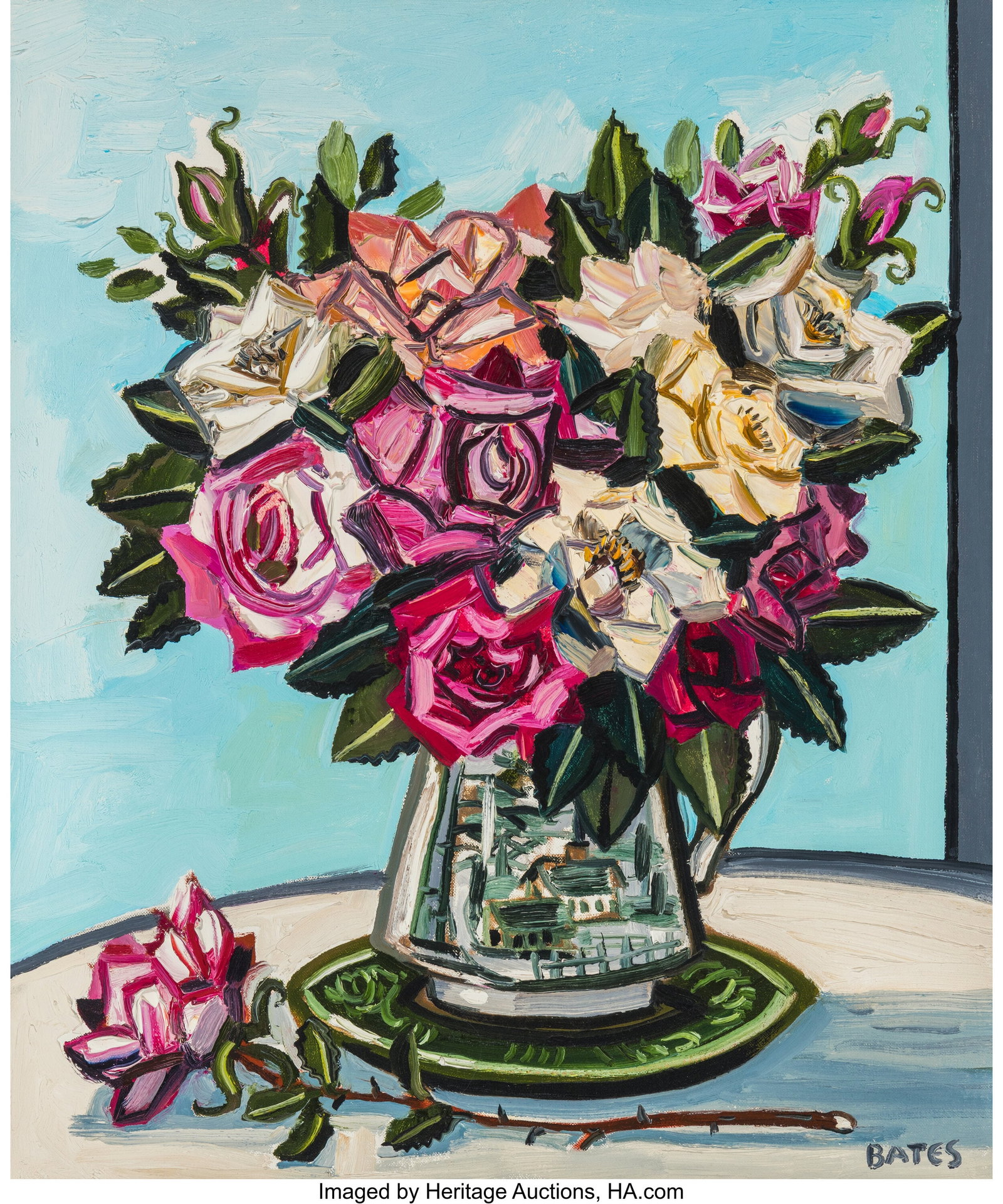 David Bates (American, b. 1952) Marla Roses, 200 (1 of 3)