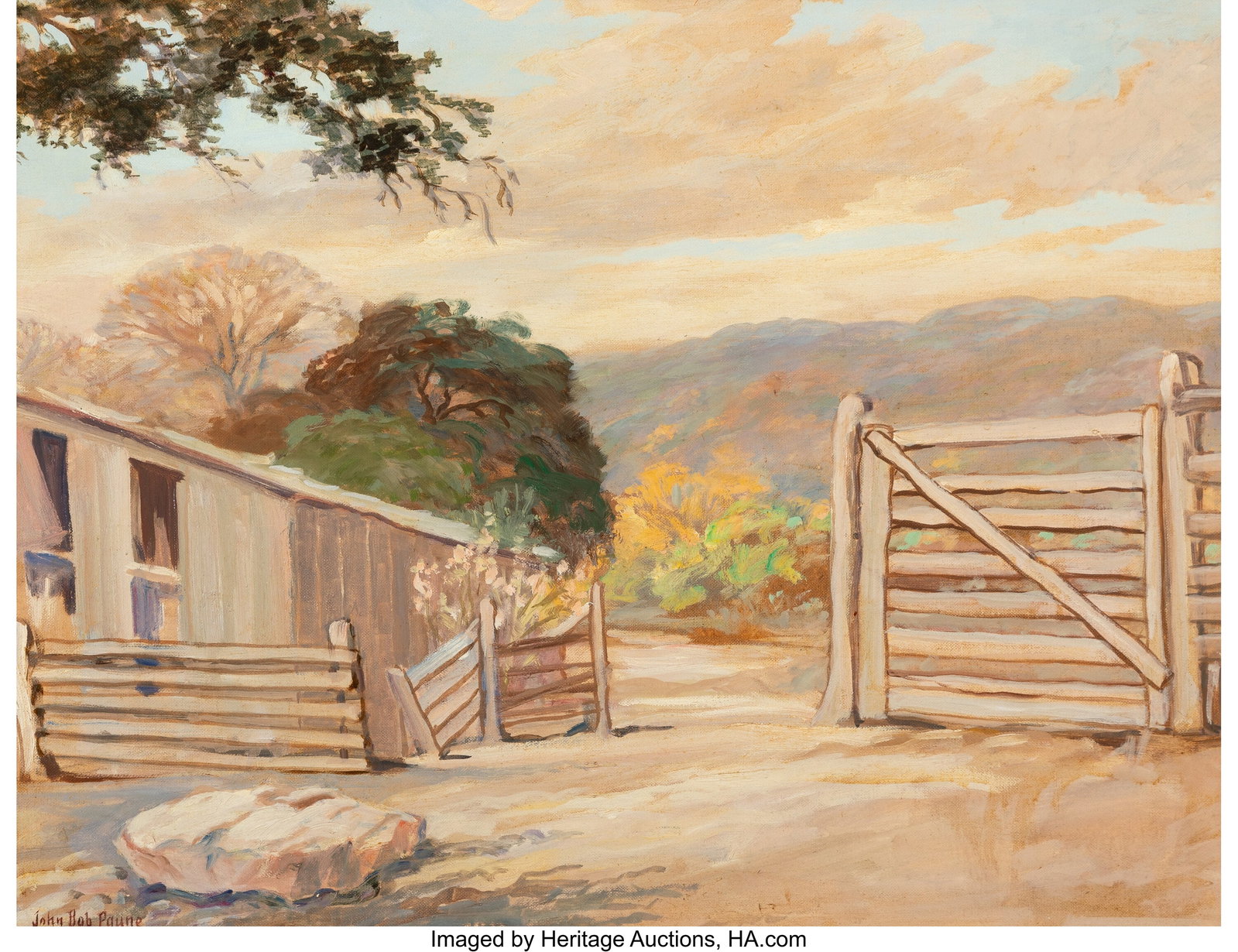 John Bob Payne (American, 1883-1962) The Open Ga (1 of 3)