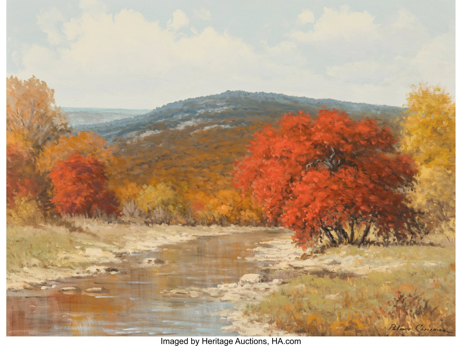 Palmer Chrisman (American, 1913-1984) Texas Fall (1 of 3)