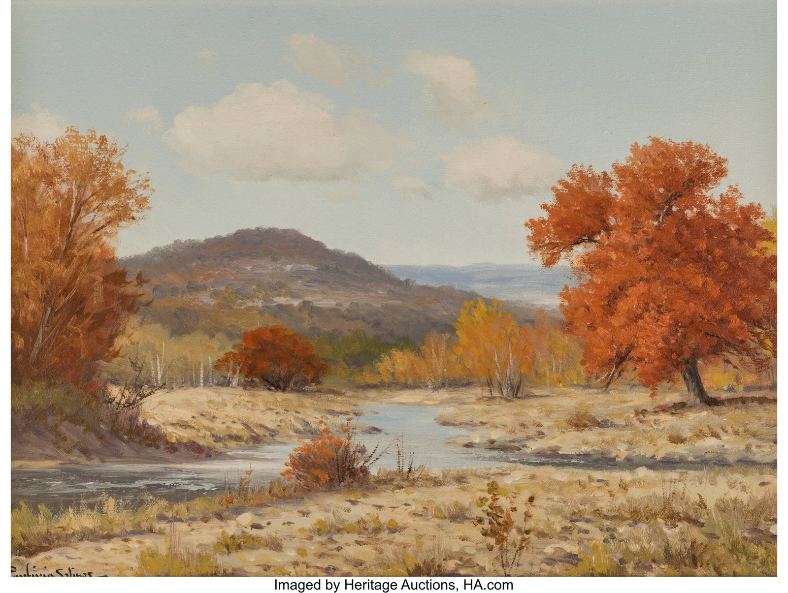 Porfirio Salinas (American, 1910-1973) Creek and (1 of 3)