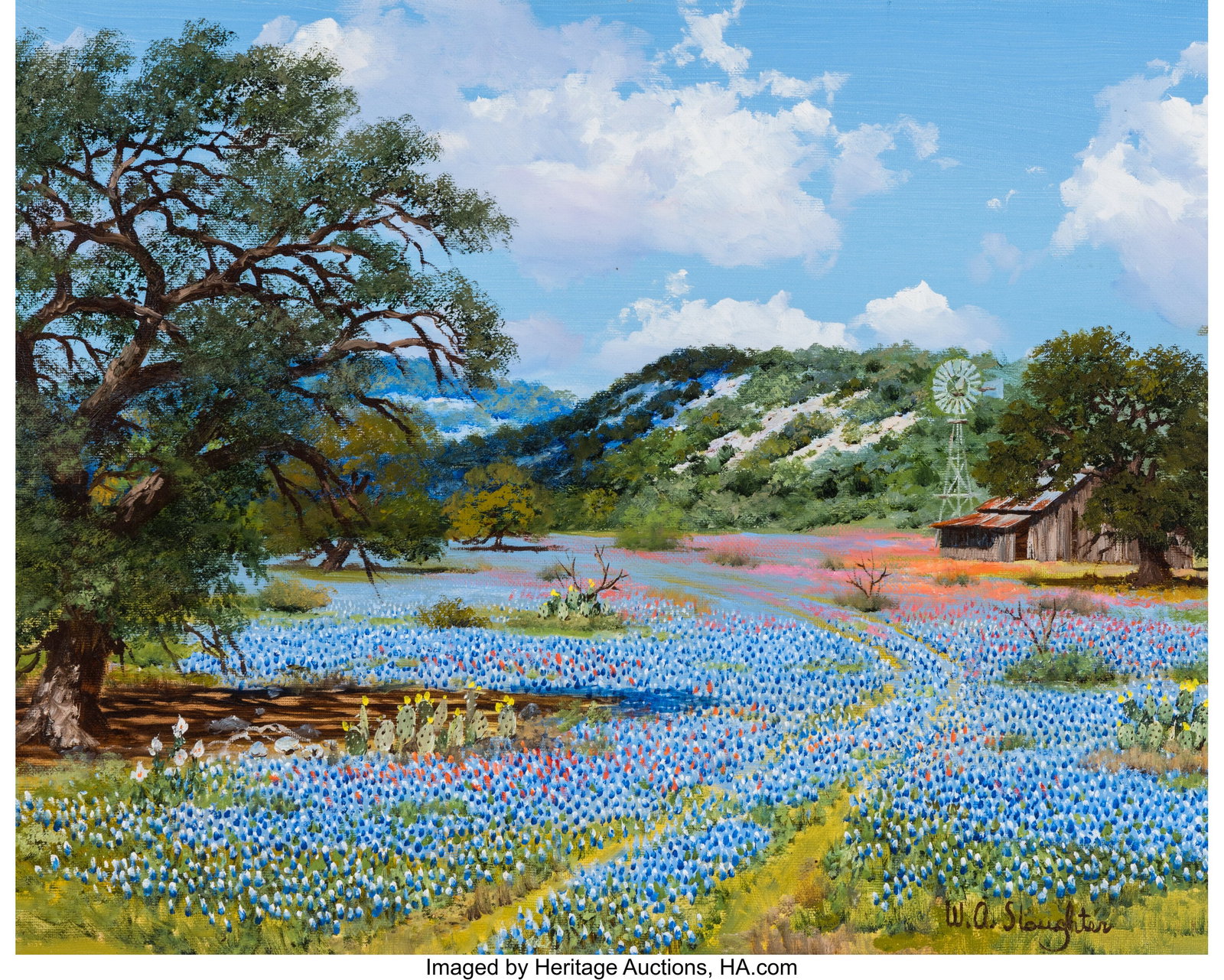 William A. Slaughter (American, 1923-2003) Paint (1 of 3)