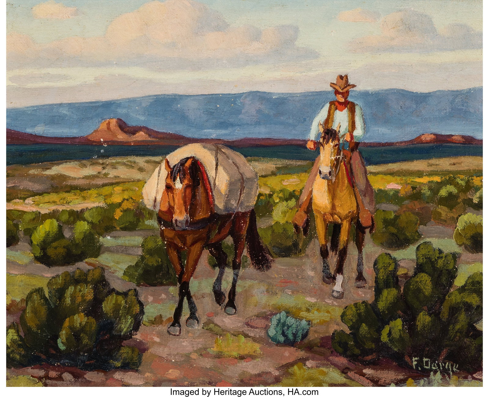 Fred Darge (American, 1900-1978) Coming Home Fro (1 of 2)