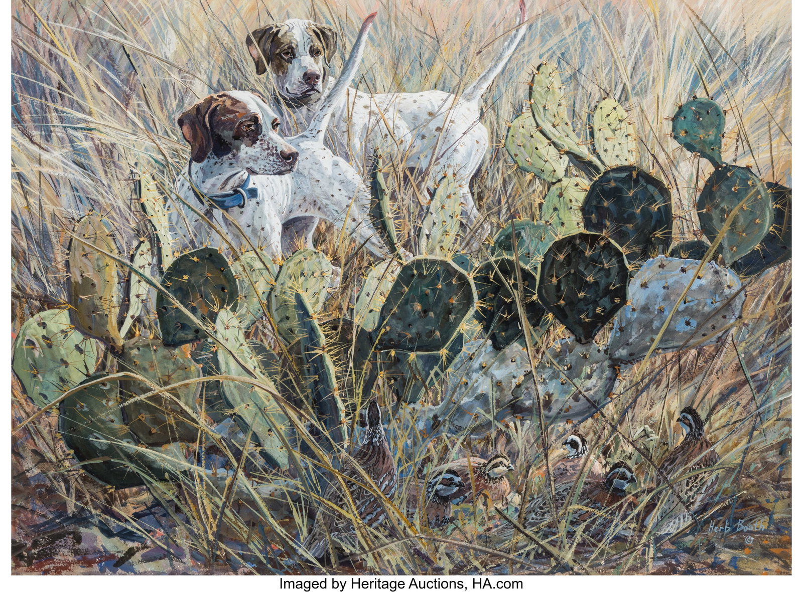 Herb Booth (American, b. 1942) Good Sport Waterc (1 of 2)
