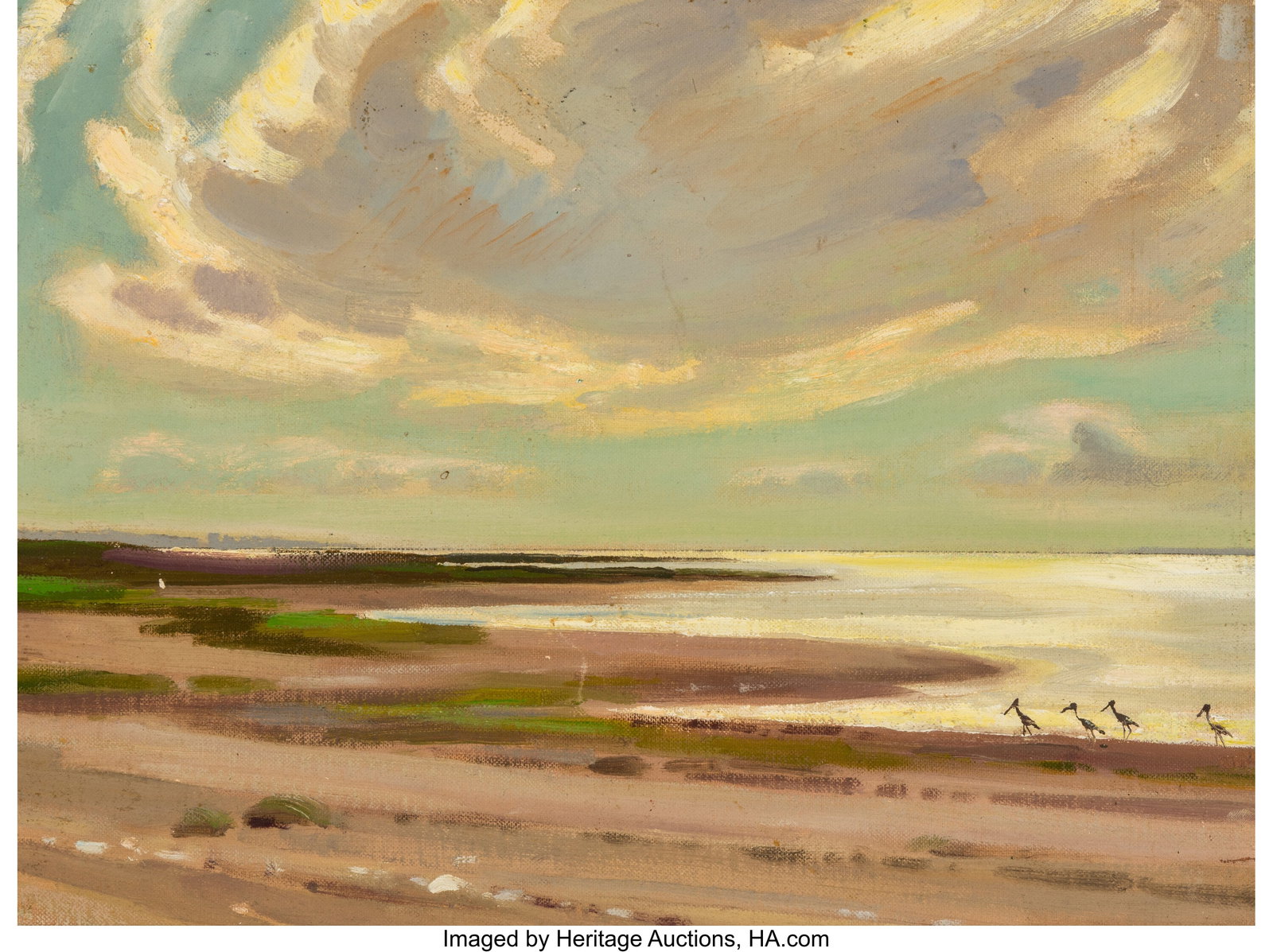 Olin Travis (American, 1888-1975) The Bay - Near (1 of 3)