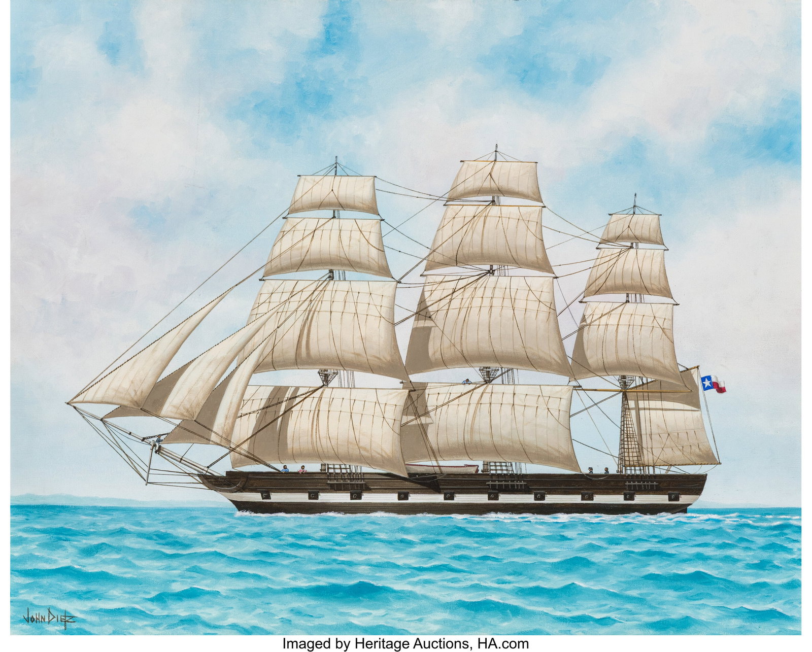 John Dietz (American, 20th Century) The Austin,  (1 of 3)