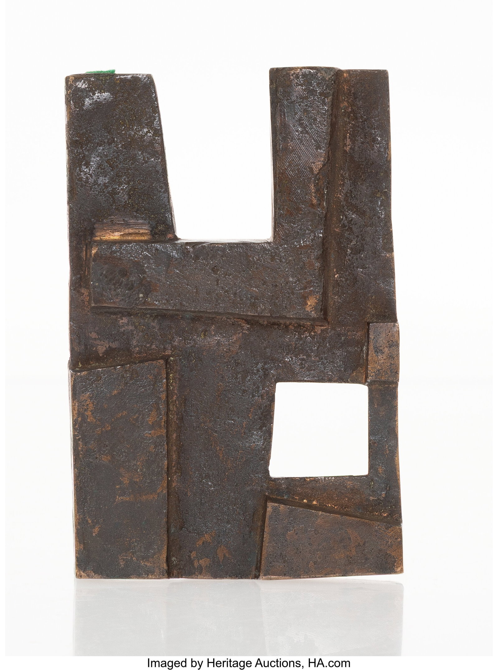 Robert Adams (1917-1984) Rectangular Bronze Form - 2