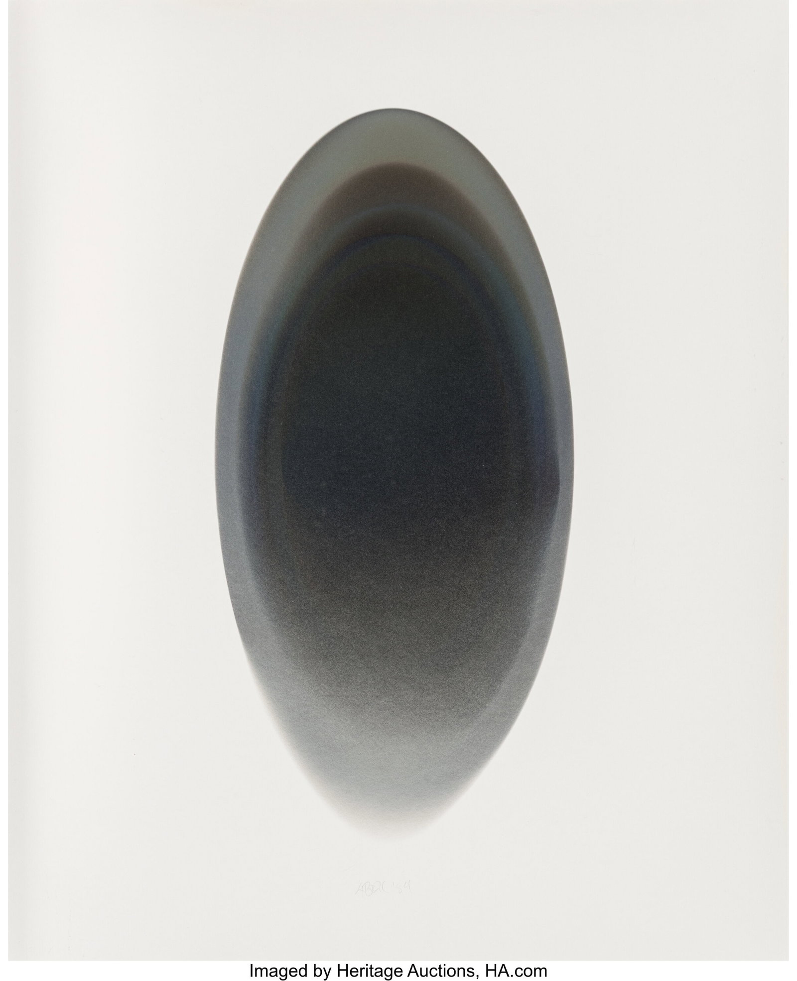 Larry Bell (b. 1939) MEL 24, 1984 Light and meta: Larry Bell (b. 1939) MEL 24, 1984 Light and metallic vapor on paper 29-1/8 x 23-3/4 inches (74.0 x 60.3 cm) Signed and dated in pencil lower