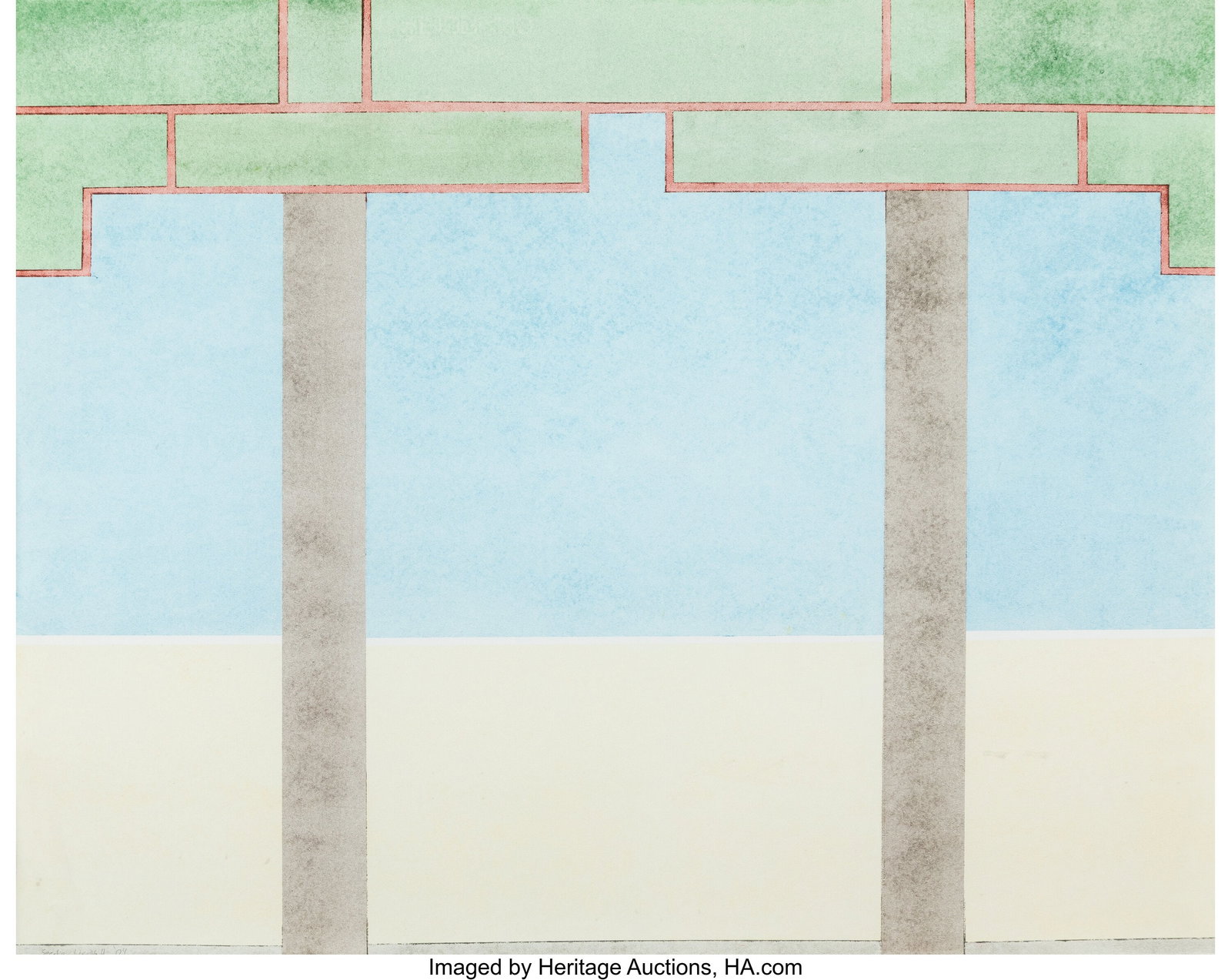 Stephen Westfall (b. 1953) Untitled, 2004 Monoty (1 of 3)