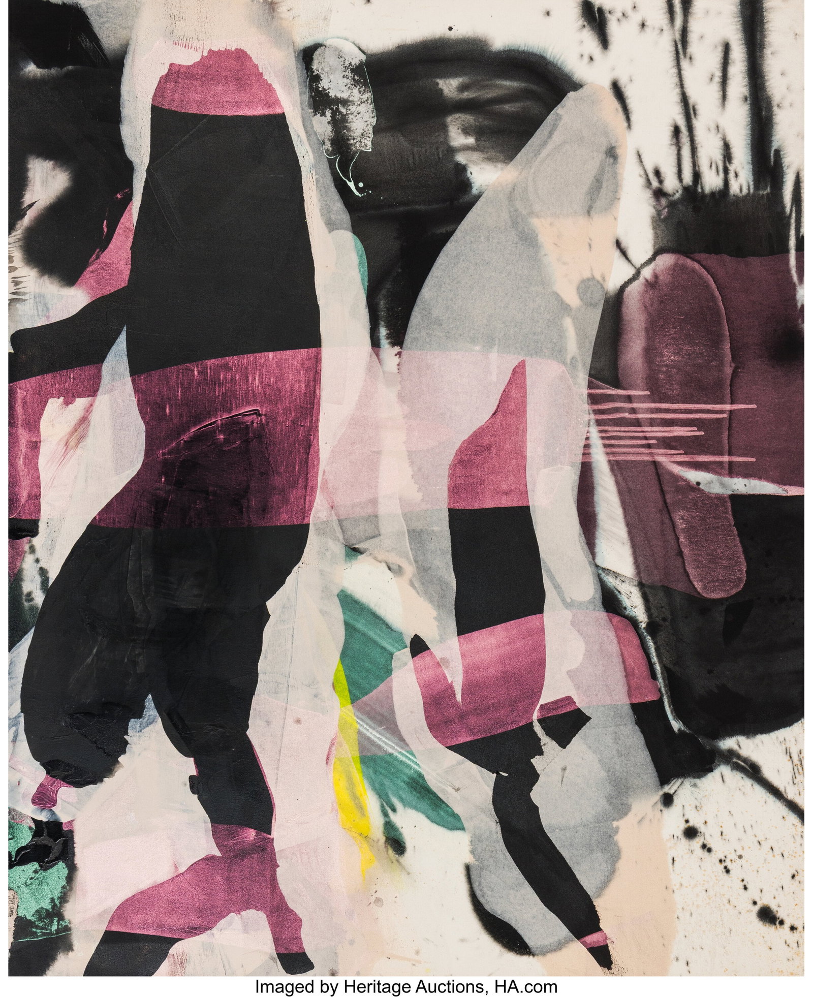 Ed Moses (1926-2018) Moby Dick, 2000 Acrylic on  (1 of 3)