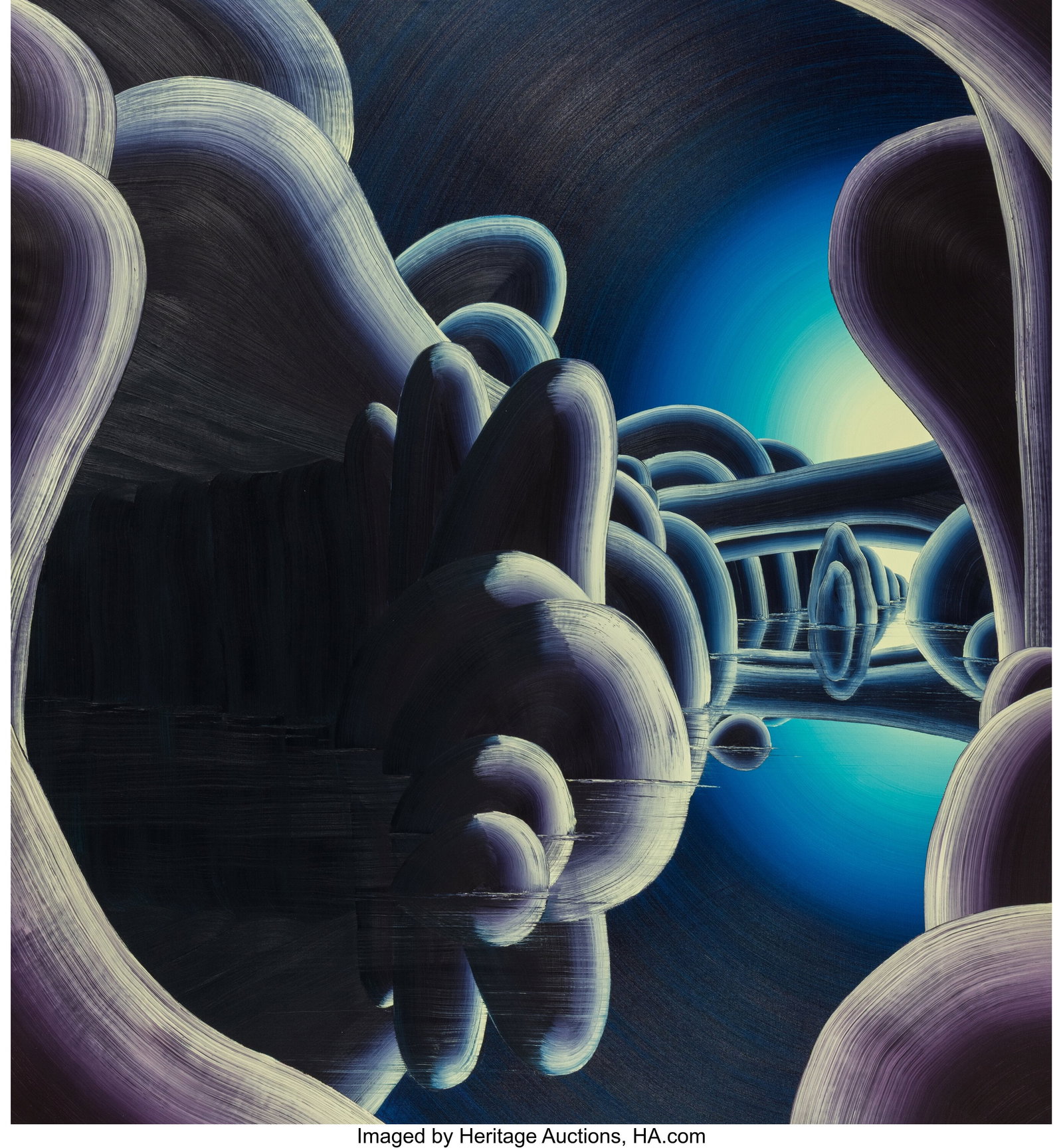 Christian Ward (b. 1977) Untitled, 2005 Oil on c (1 of 3)