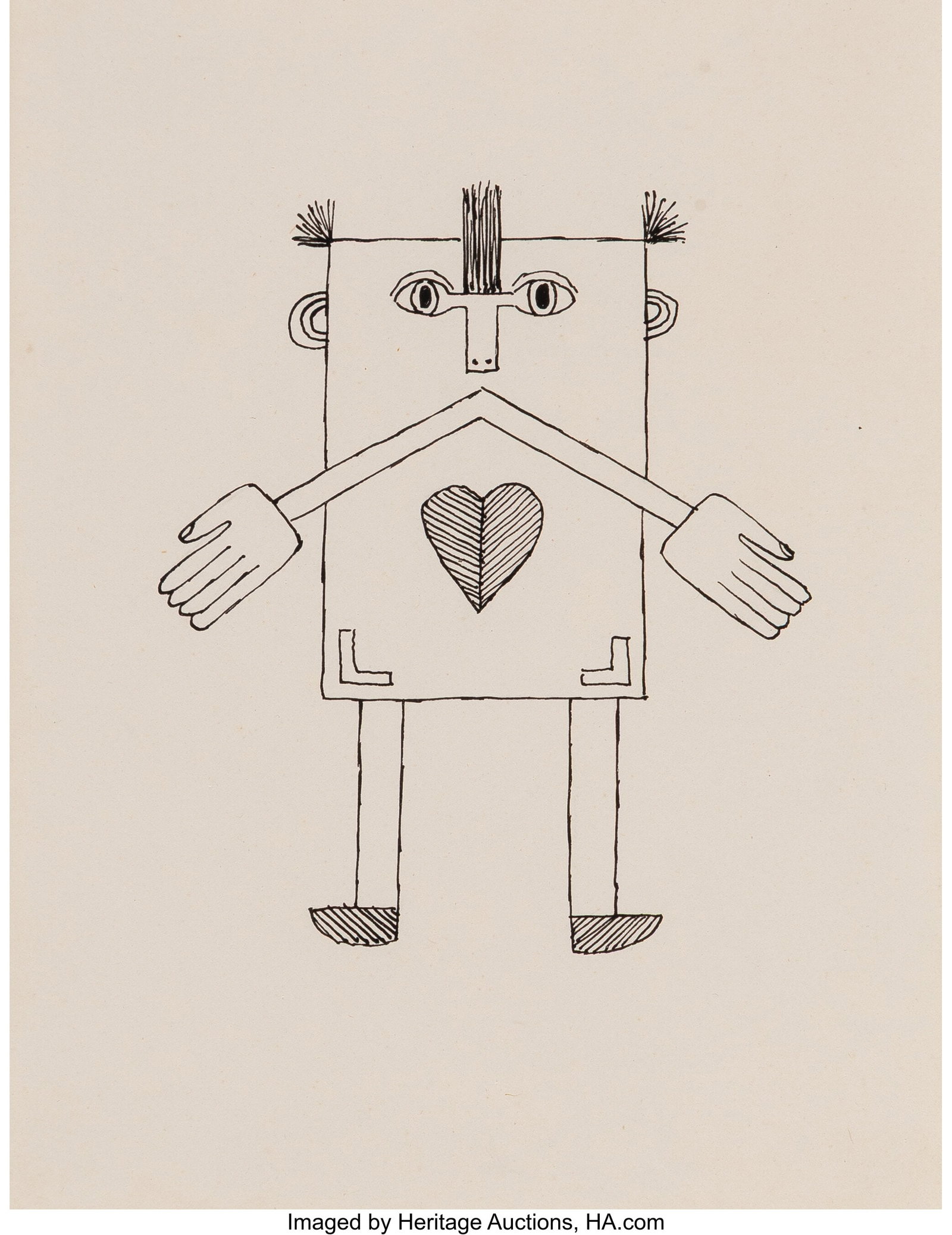 Attributed to Victor Brauner (Romanian, 1903-196 (1 of 3)