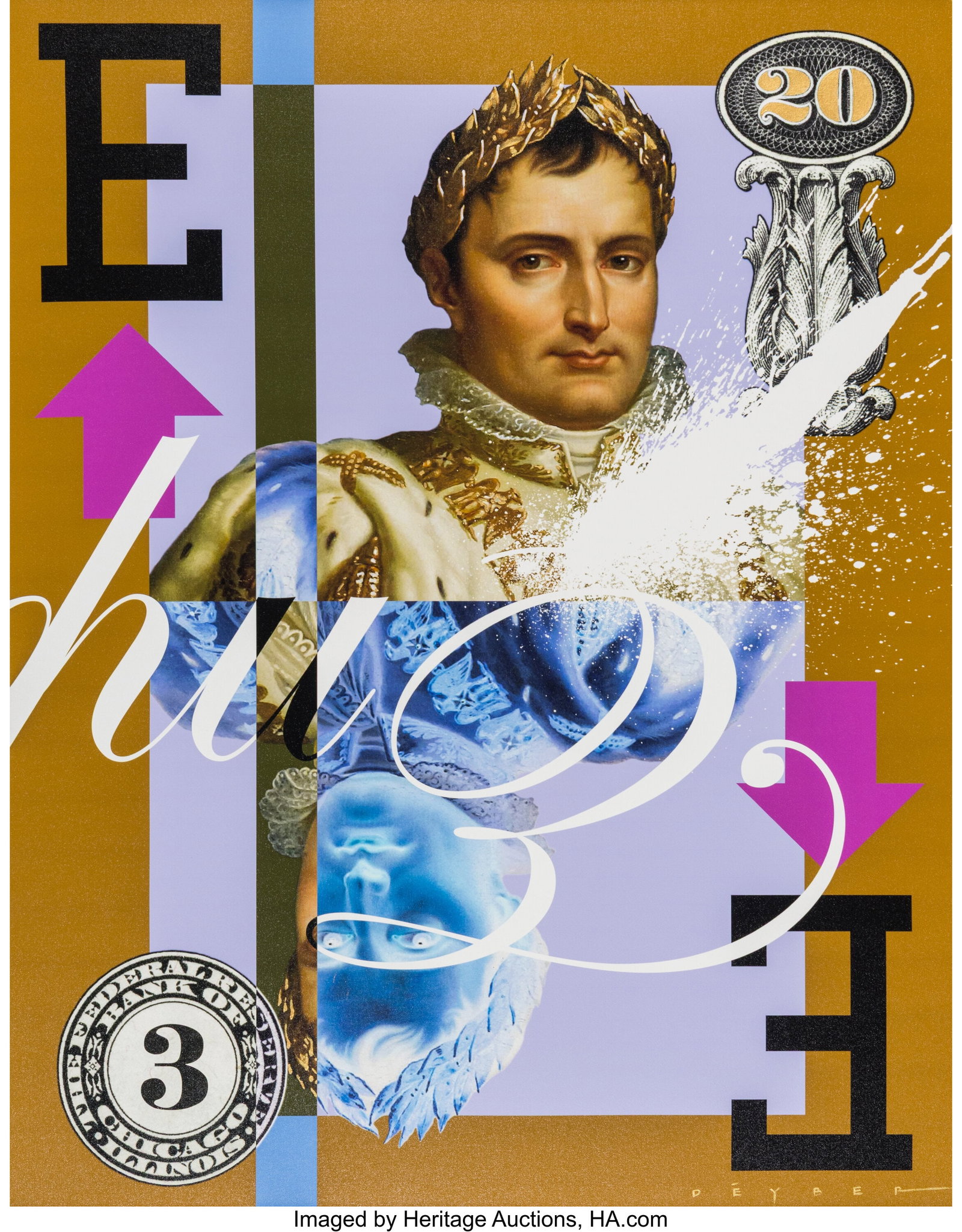 Robert Deyber (b. 1955) Emperor of Arrows Mixed  (1 of 3)