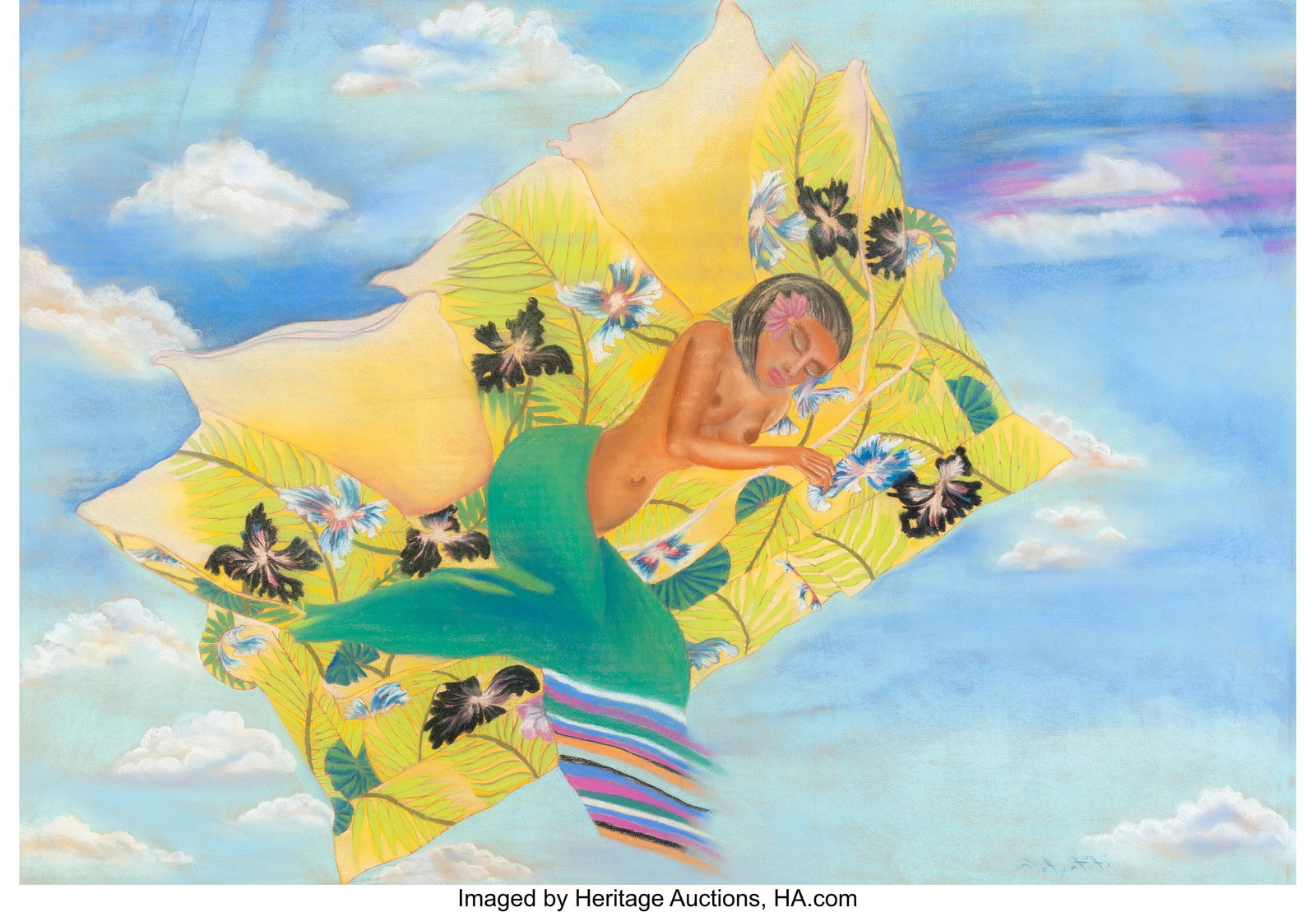 Nefertiti Goodman (b. 1950) Untitled Pastel on p (1 of 2)
