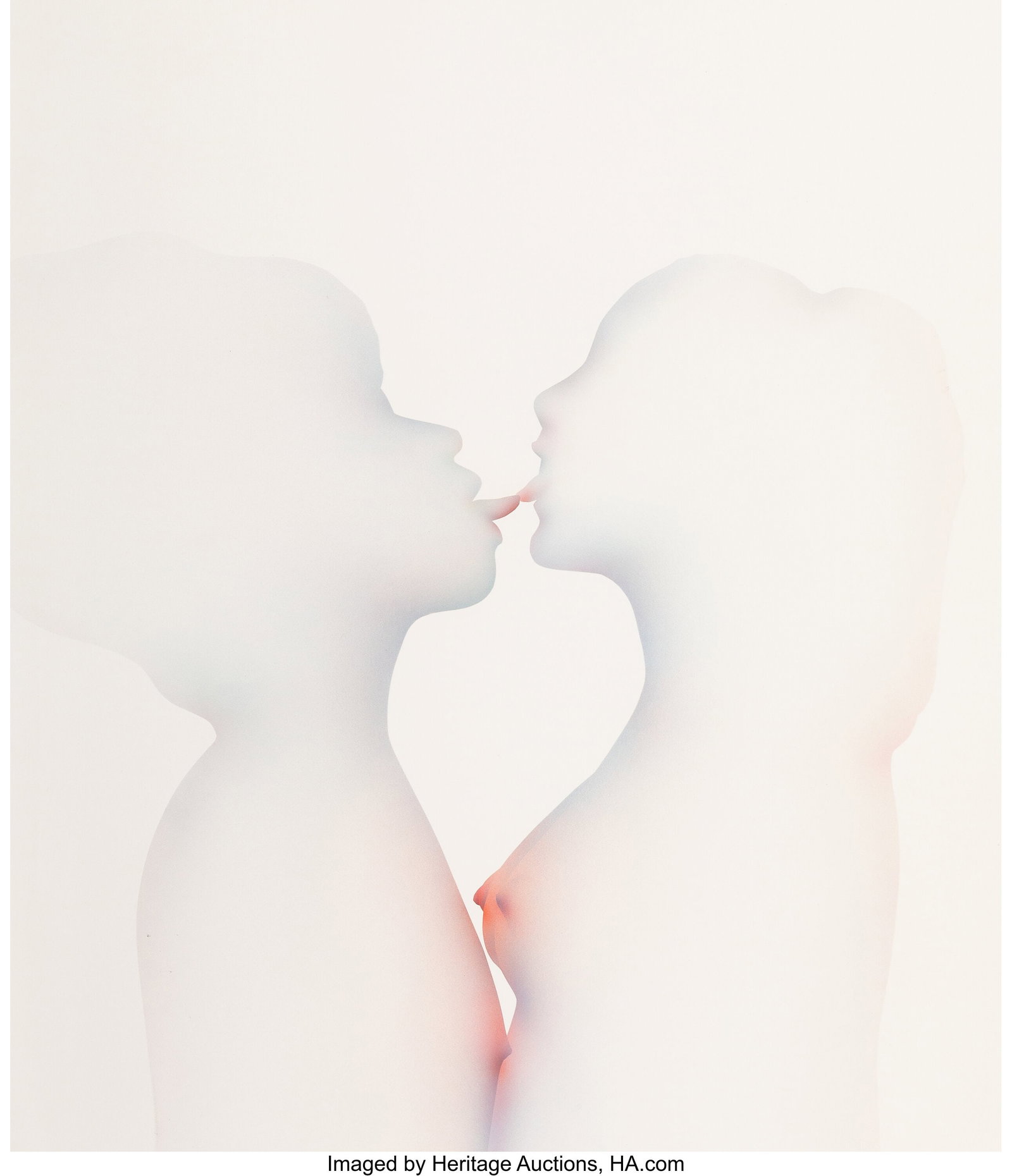 Paul Wunderlich (1927-2010) Couple, 1973 Waterco: Paul Wunderlich (1927-2010) Couple, 1973 Watercolor and pencil on paper laid on board 35-1/4 x 28-5/8 inches (89.5 x 72.7 cm) (sheet) Signed a