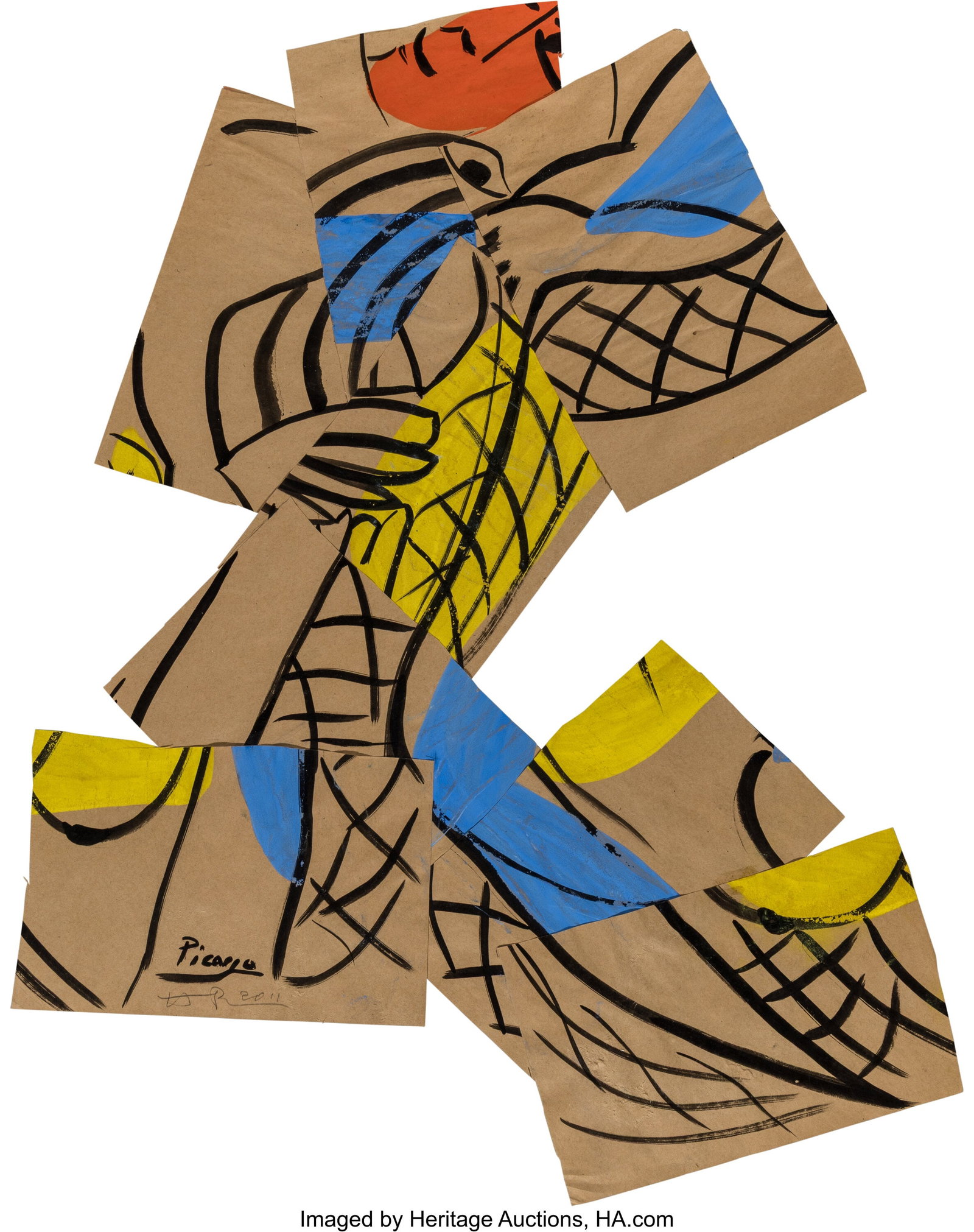 Hans Breder (1935-2017) Picasso Recycled from Re (1 of 1)