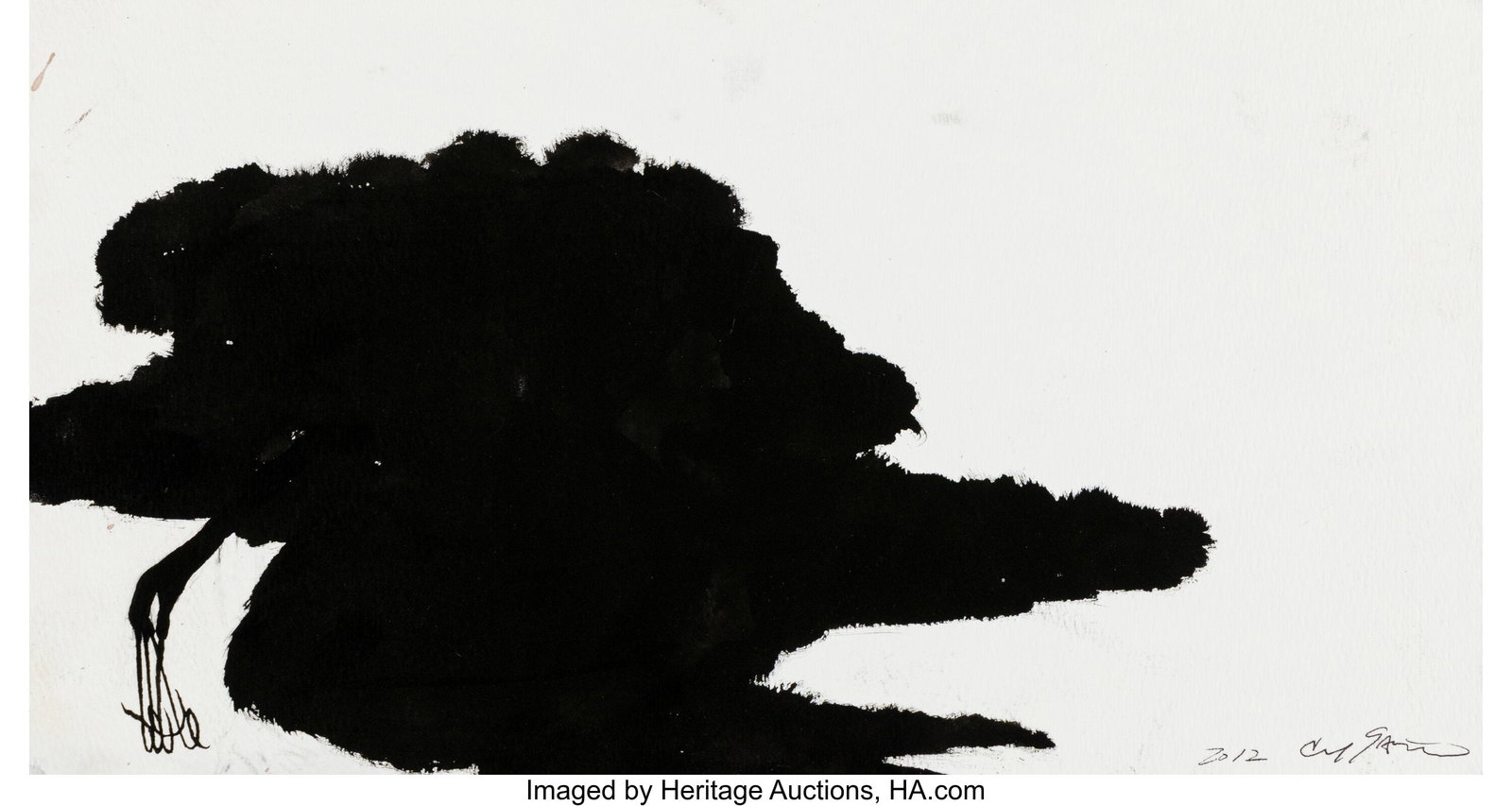 Cy Gavin (b. 1985) Untitled, 2012 Ink on wove pa (1 of 3)