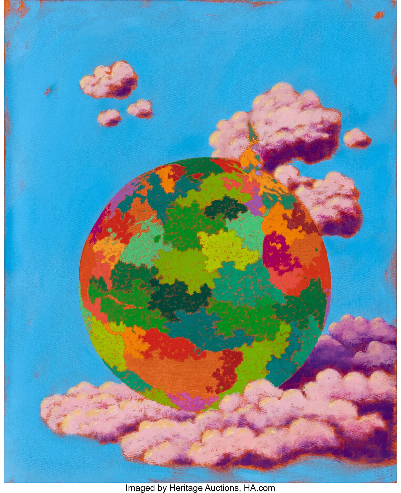 Uwe Henneken (b. 1979) Aller Tage Abend, 2006 Oi (1 of 2)