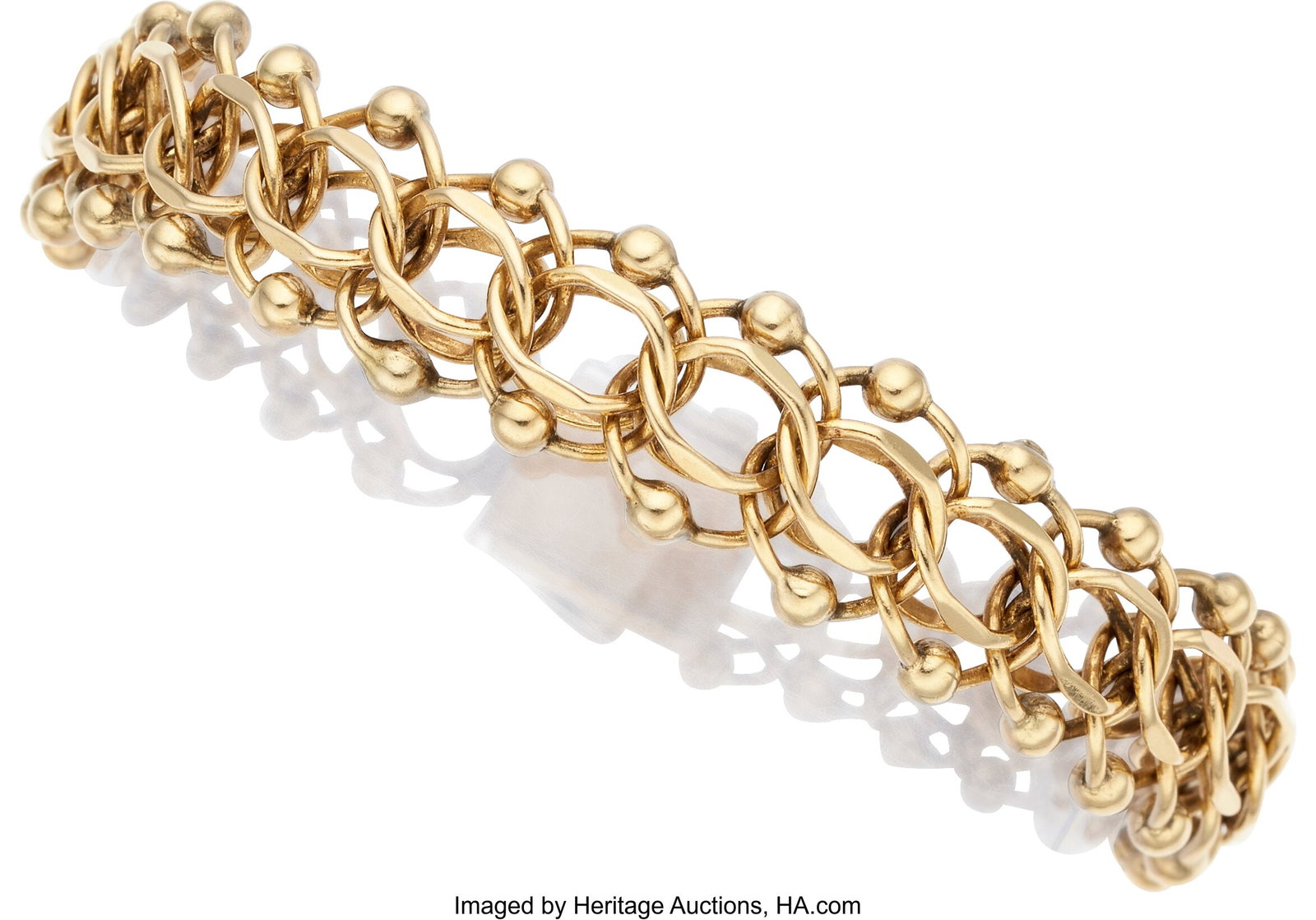 Gold Bracelet Metal: 14k gold Weight: 29.90 gra (1 of 2)